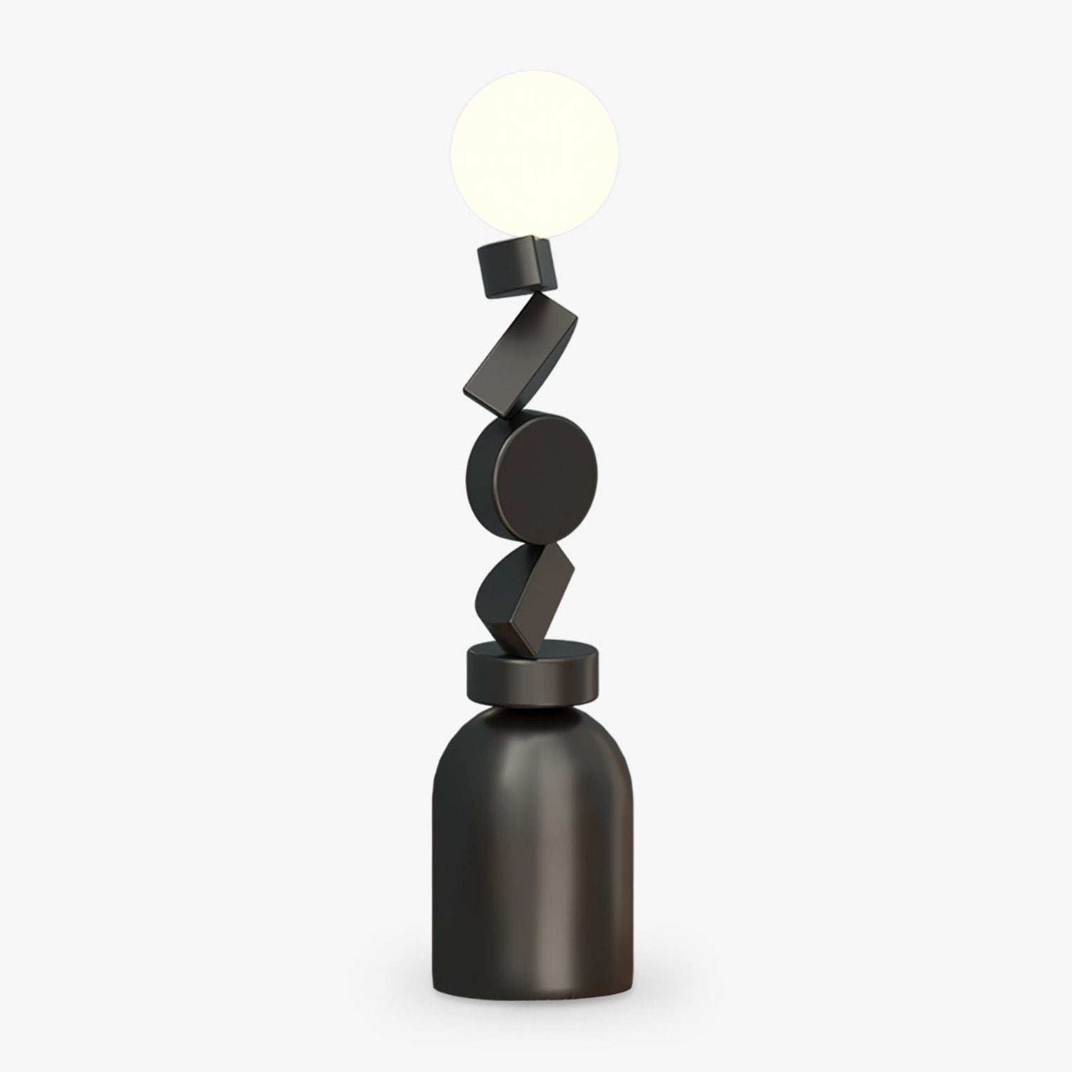 Calisine Floor Lamp Monolith Cube Black Base