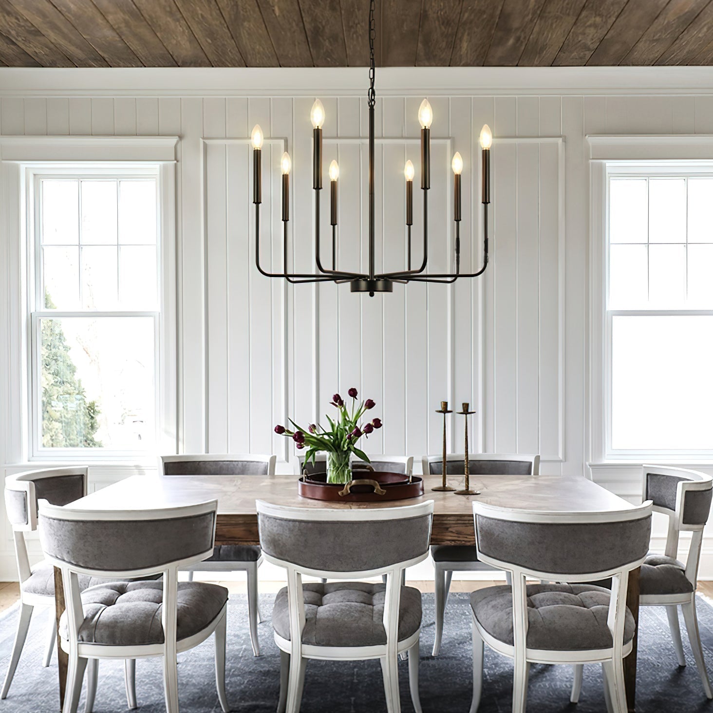 Luminora Chandelier Candle Arm Modern