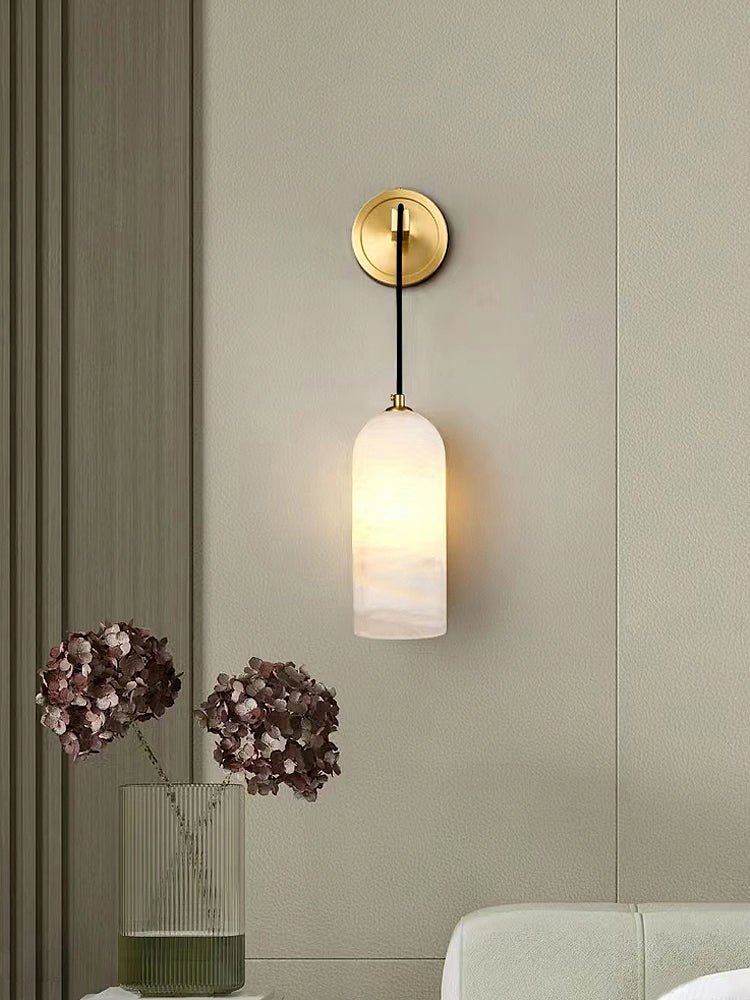 Vaelara Pendant Alabaster Wall Light - Neutral Decor