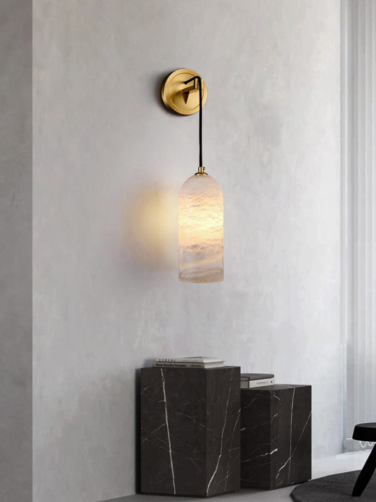 Vaelara Pendant Alabaster Wall Light - Neutral Decor