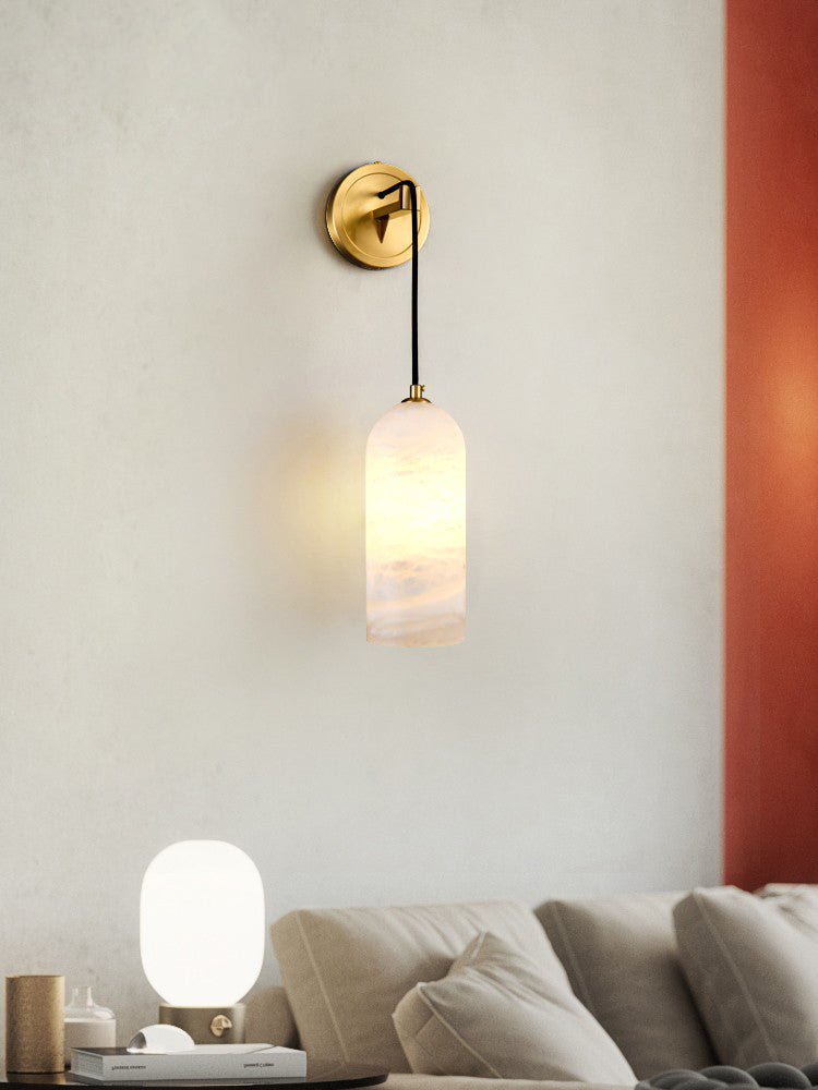 Vaelara Pendant Alabaster Wall Light - Neutral Decor