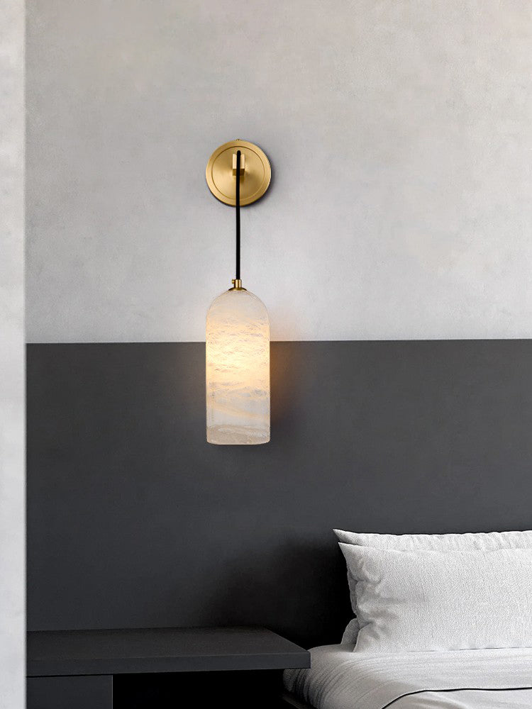 Vaelara Pendant Alabaster Wall Light - Neutral Decor