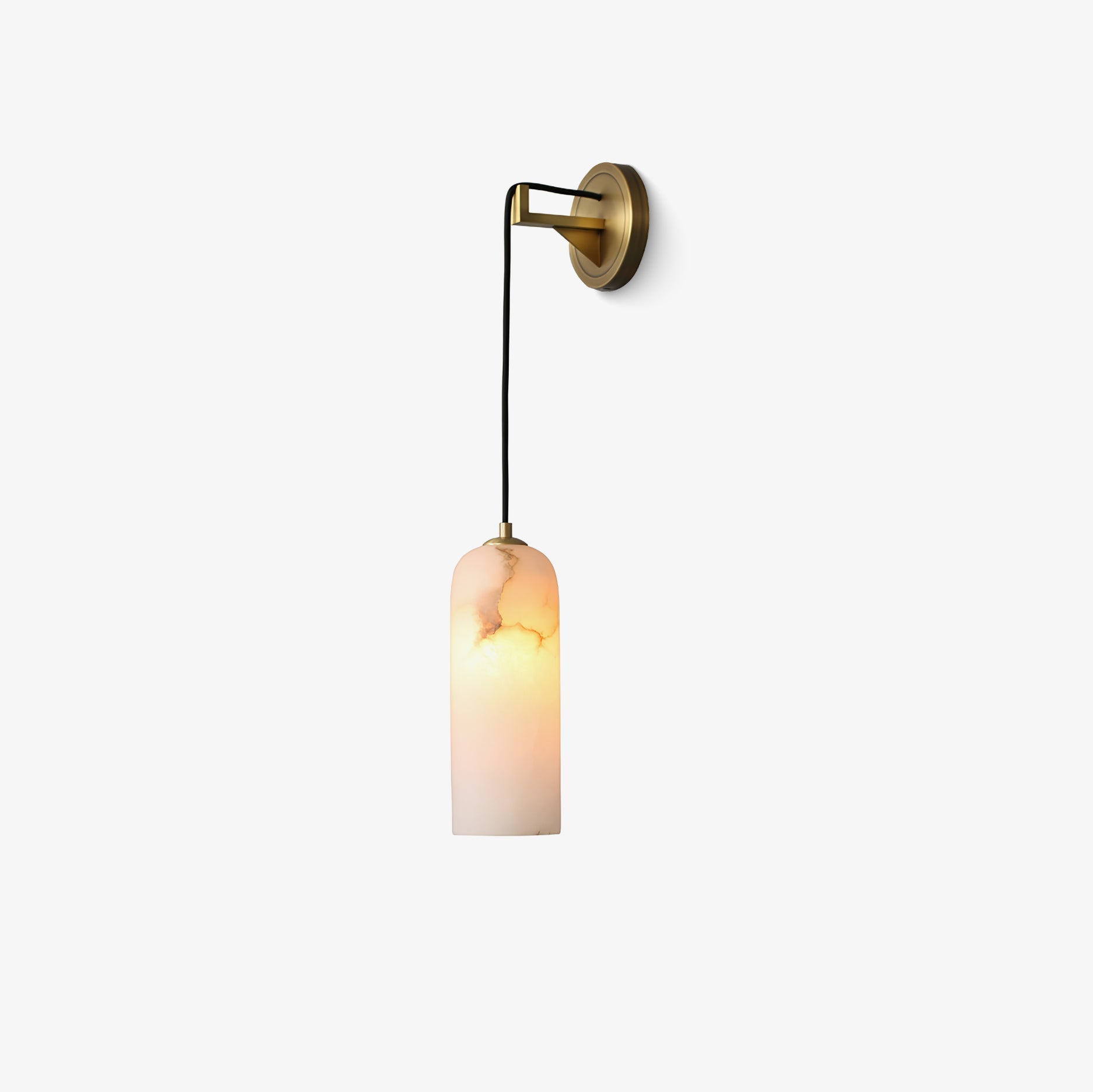 Vaelara Pendant Alabaster Wall Light - Neutral Decor