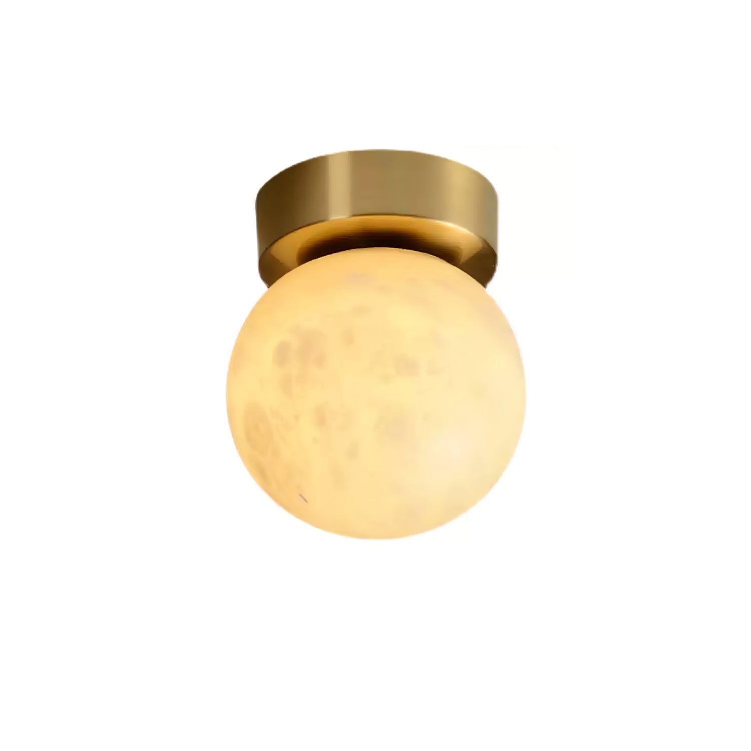 Otheyra Minimalist Alabaster Flush Mount Light