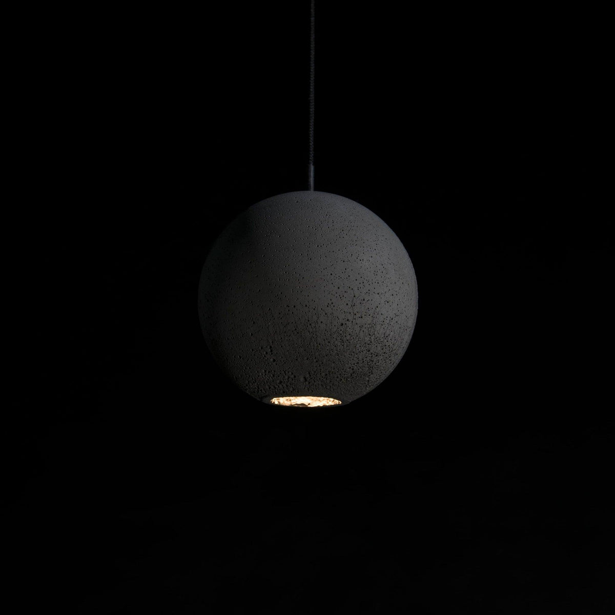 Umi Pendant Lamp Concrete Sphere Moon Minimalist