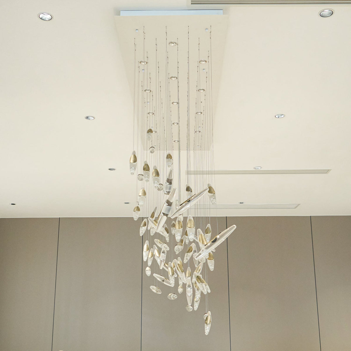 Hylor Luxury Moonlight Whispers Glass Chandelier
