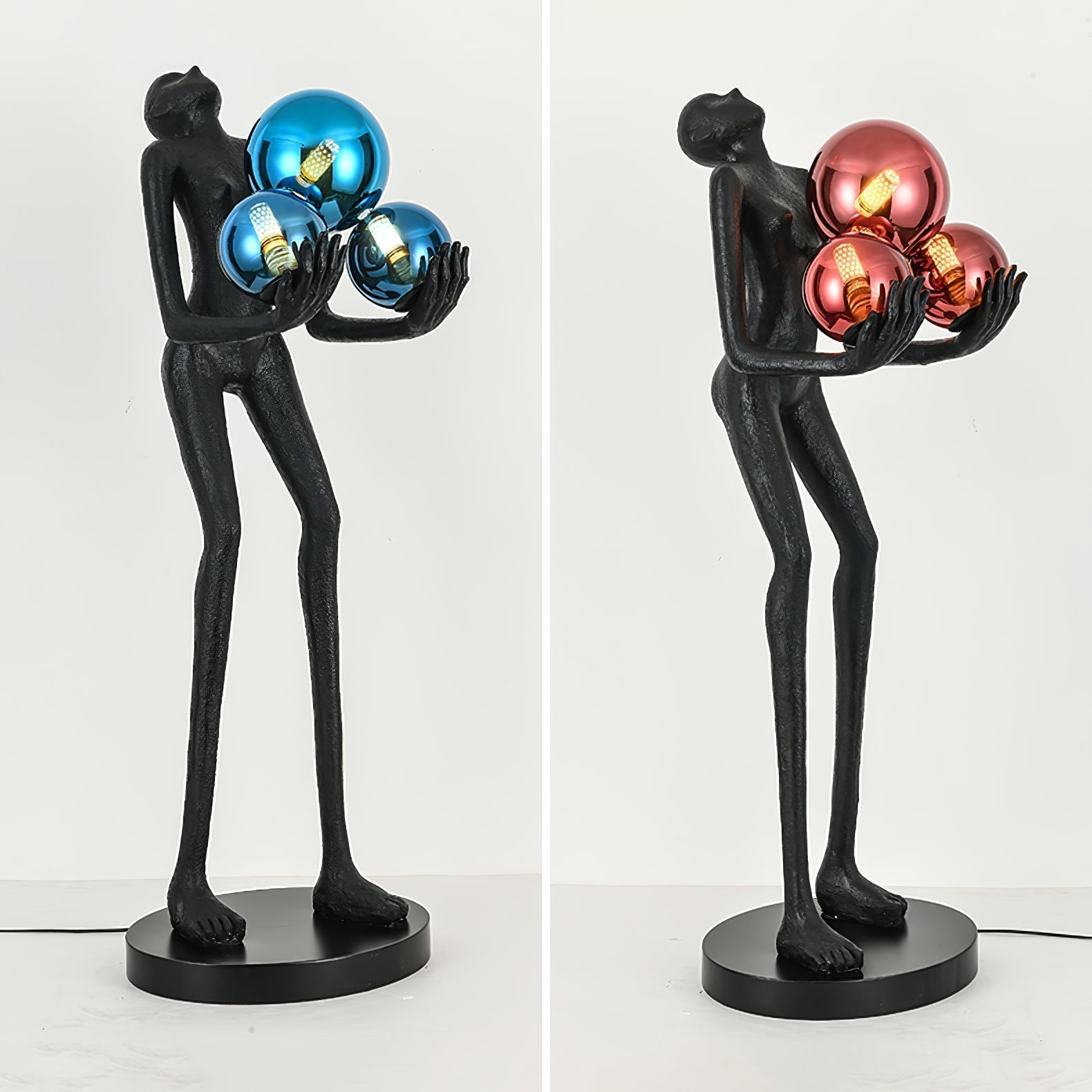 Erthearae Abstract Iron Floor Lamp