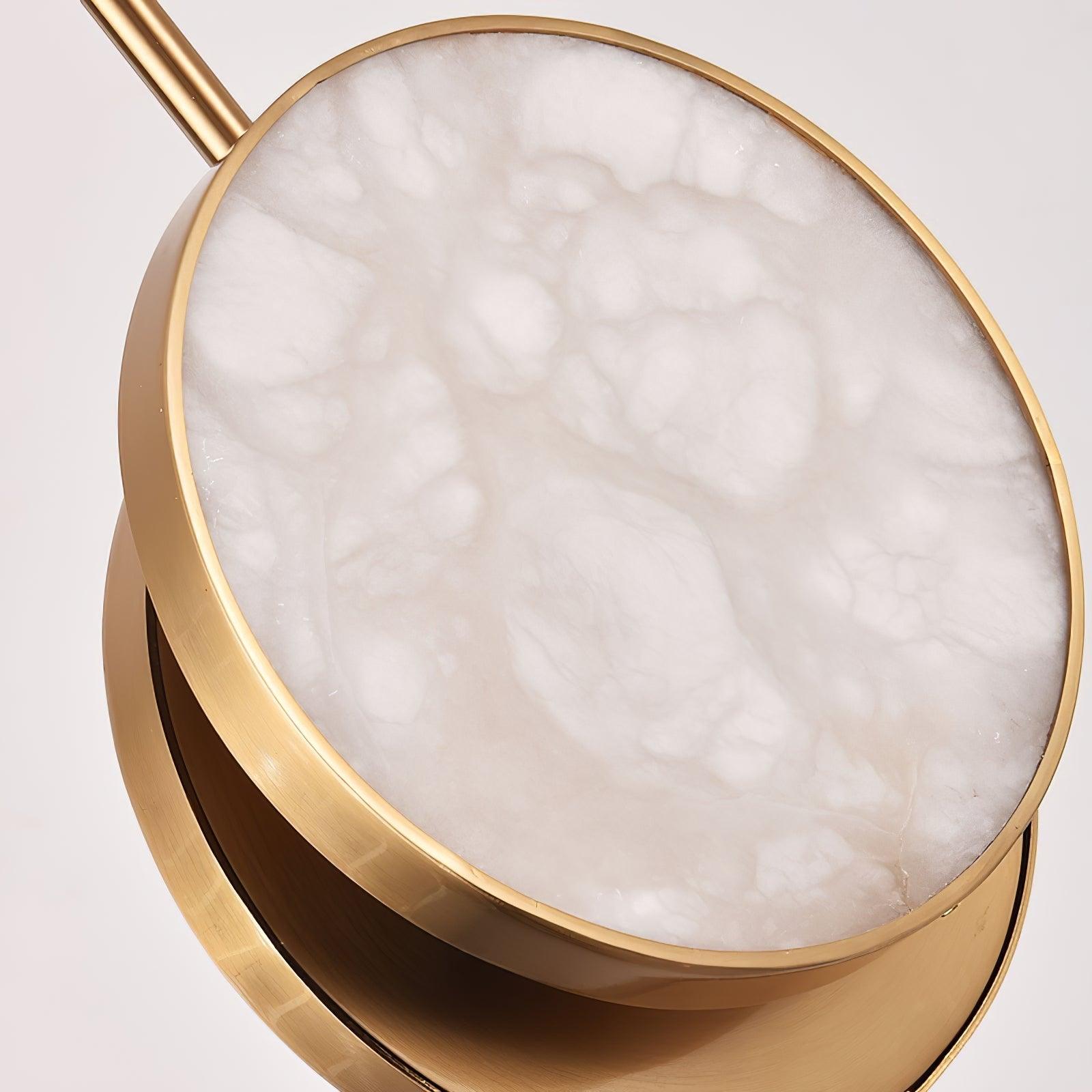 Synoryra Dual Disc Alabaster Pendant Light