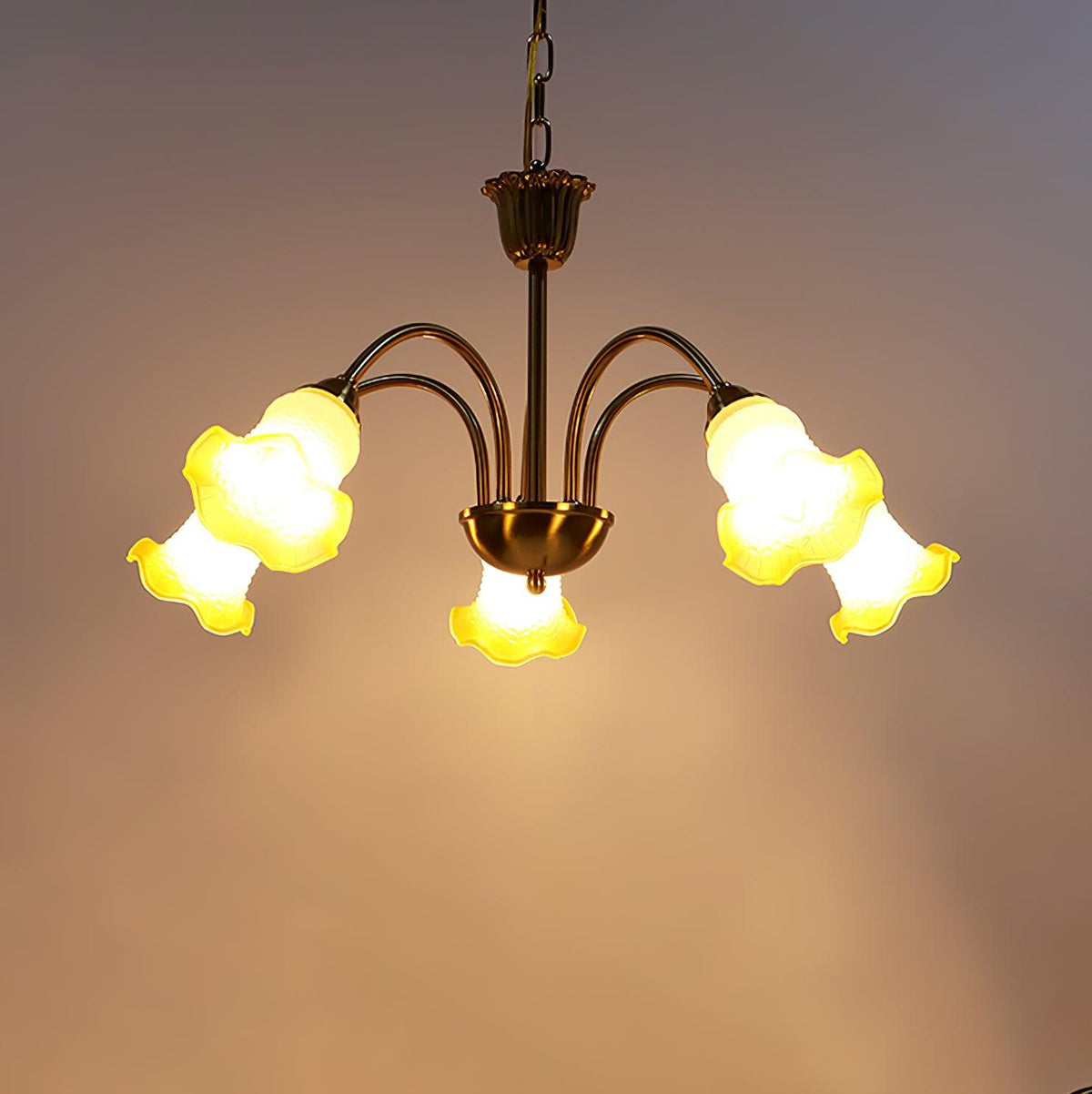 Diane Vintage Glass Chandelier