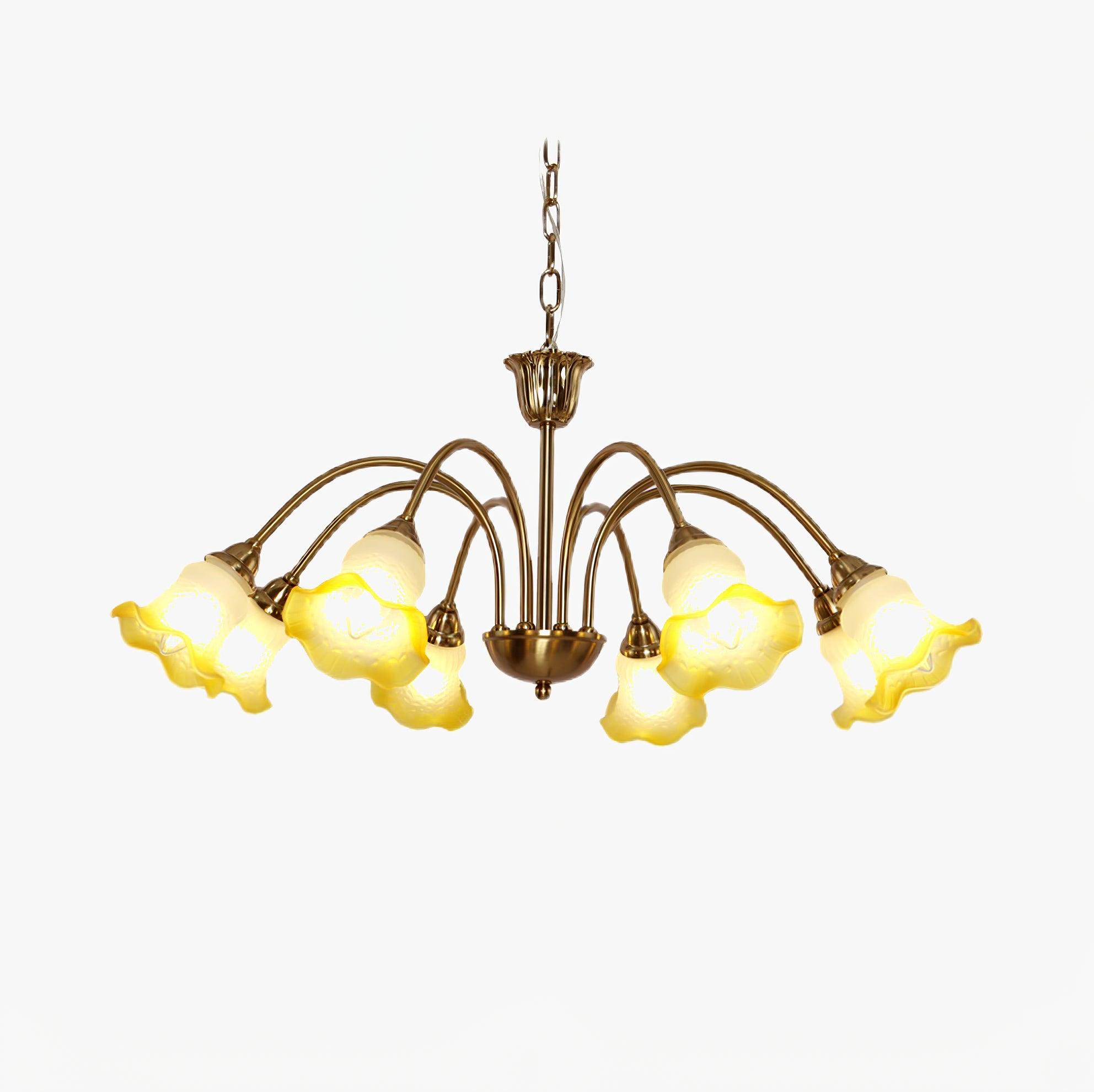 Diane Vintage Glass Chandelier
