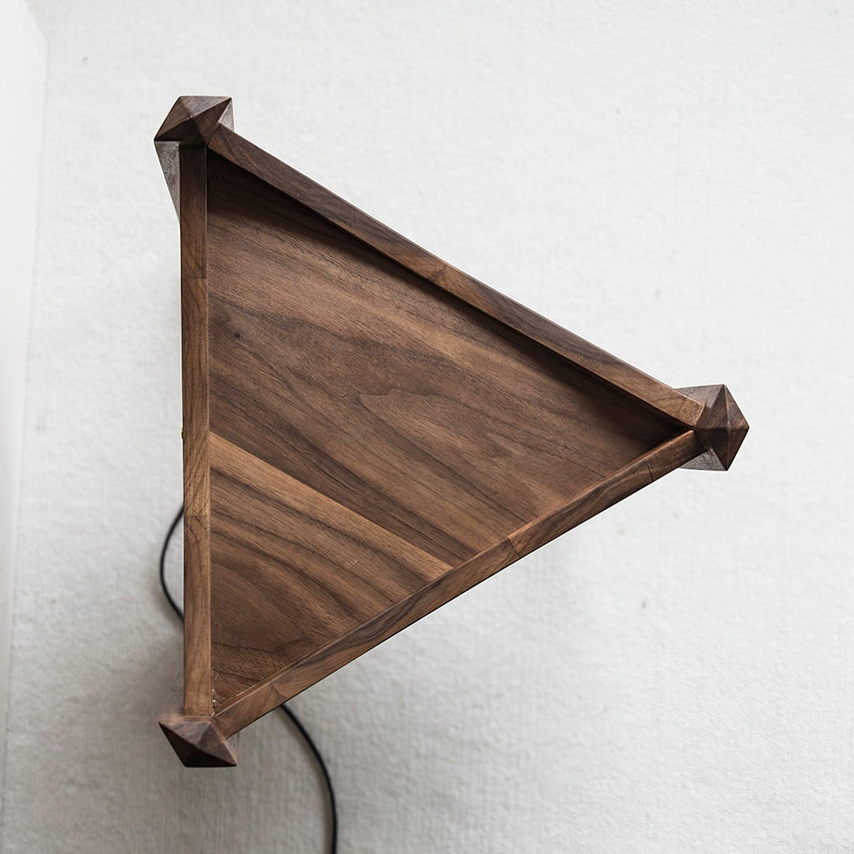 Carvora Wooden Panel Floor Lamp