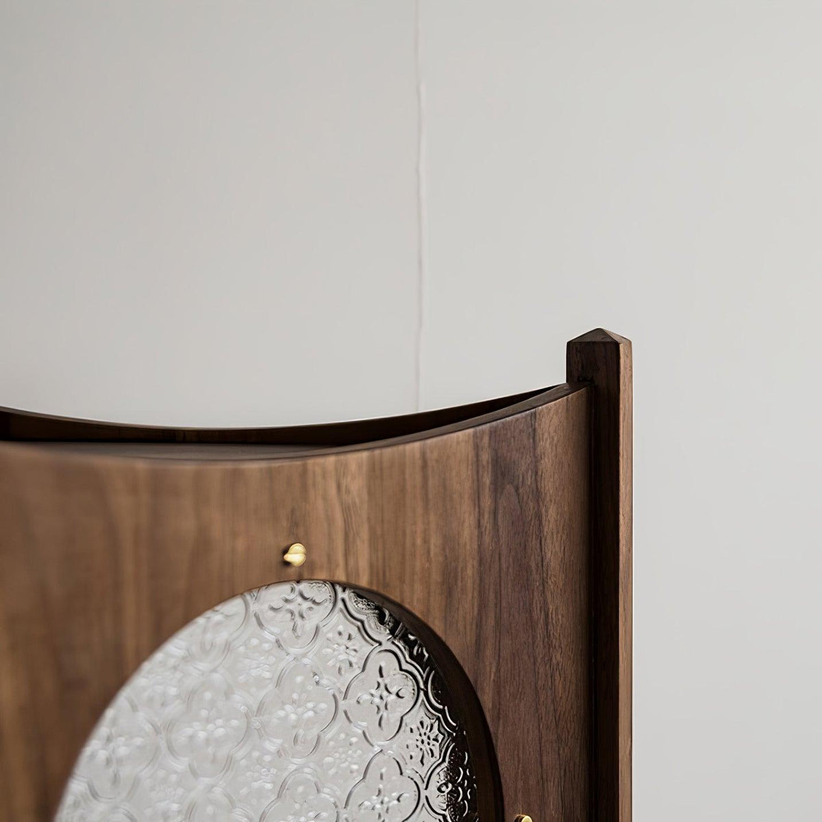 Carvora Wooden Panel Floor Lamp