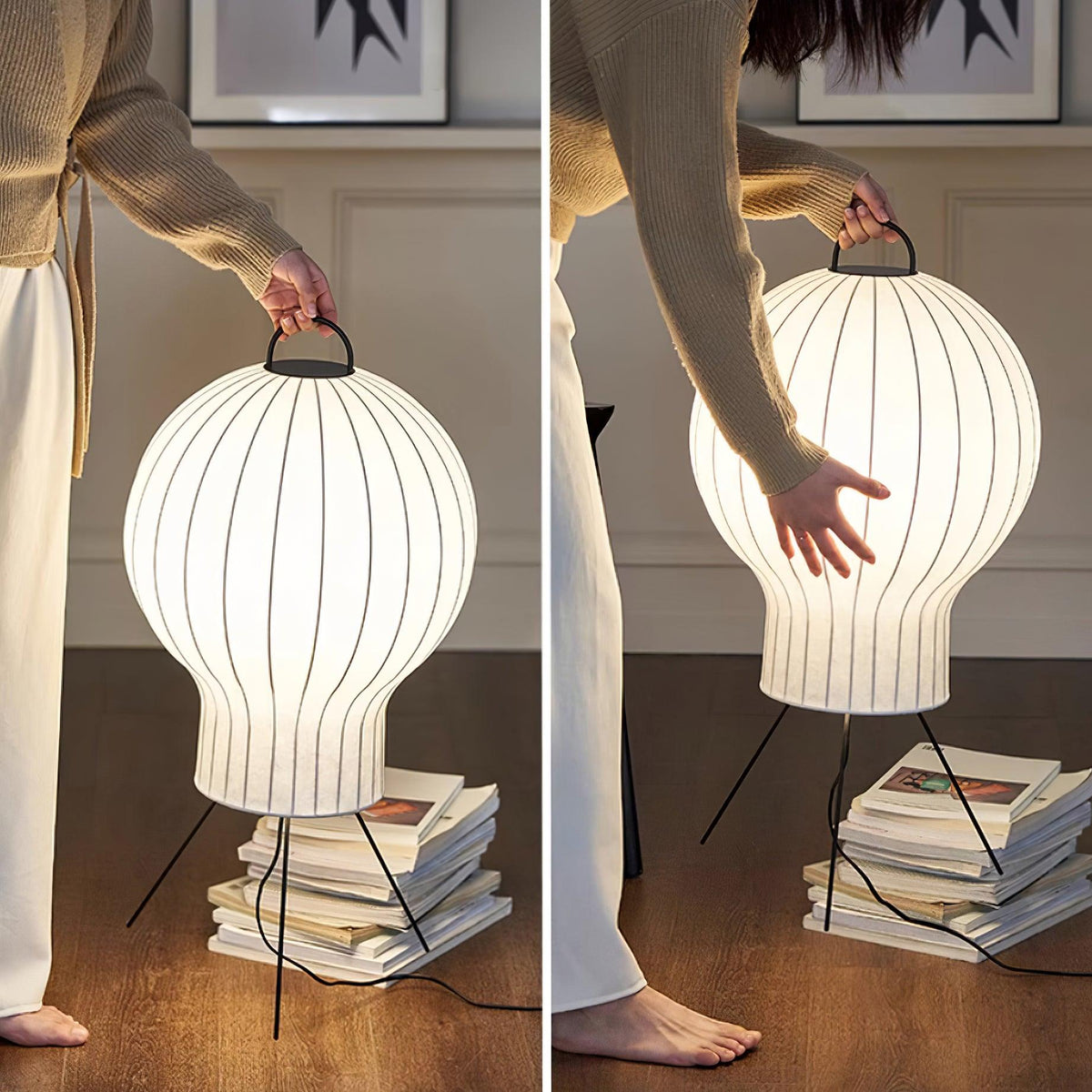 Balloon Minimalist Silk Floor lamp