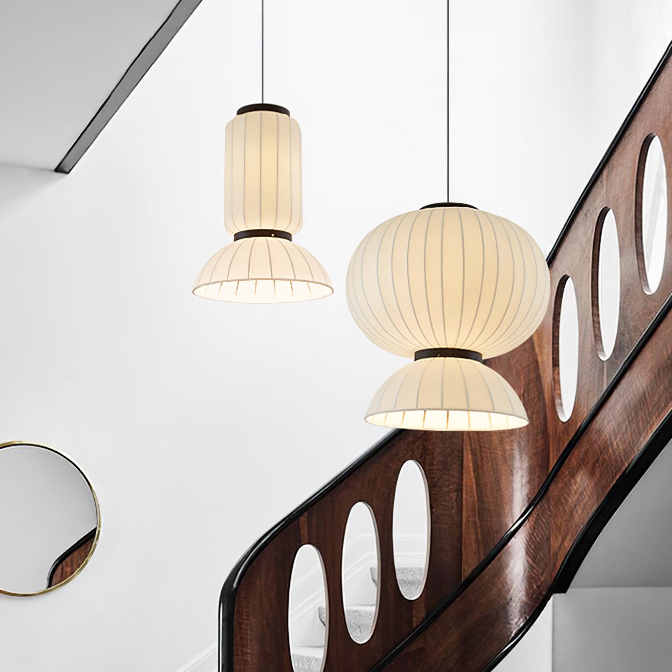 Eurzorion Silk Lantern Pendant Light