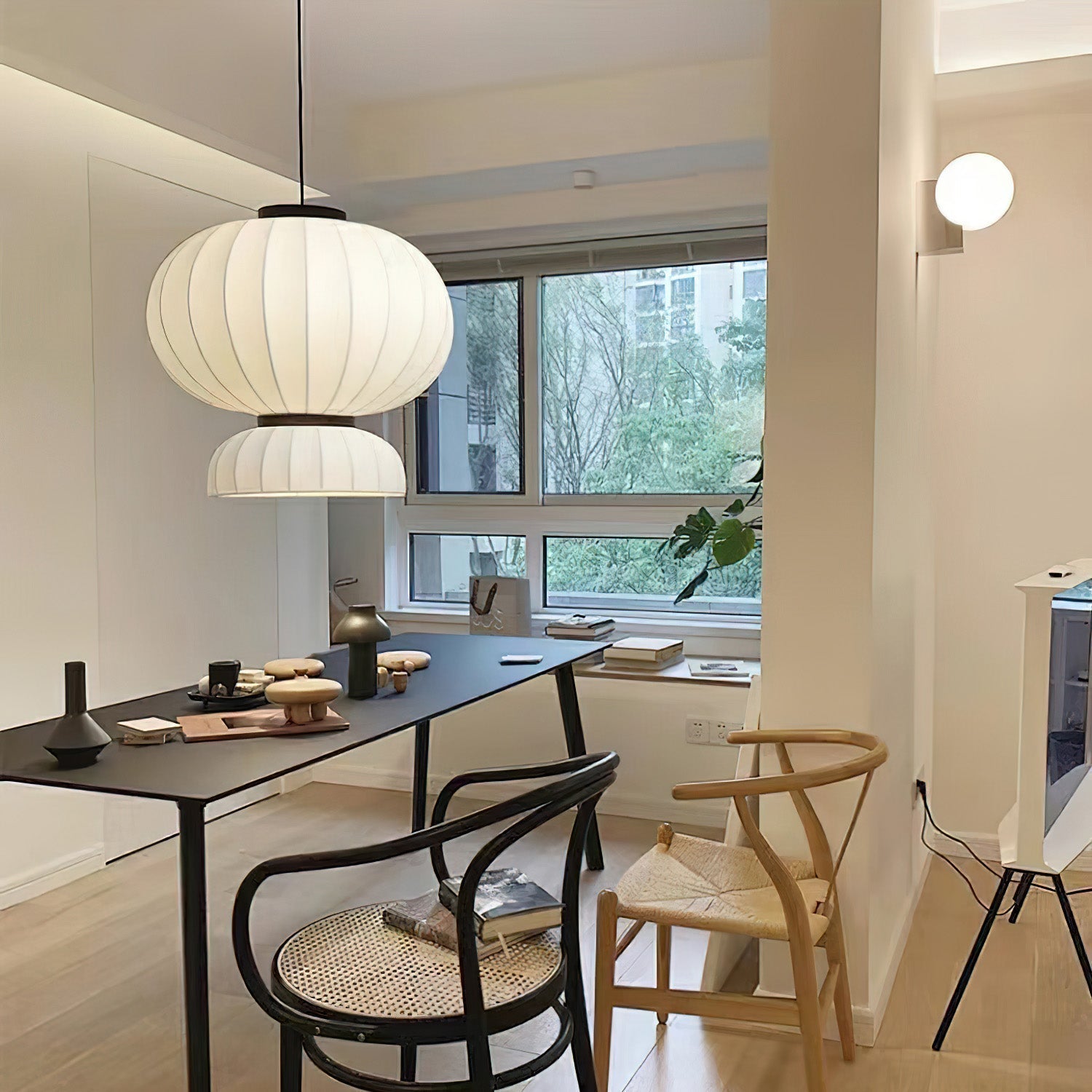 Eurzorion Silk Lantern Pendant Light