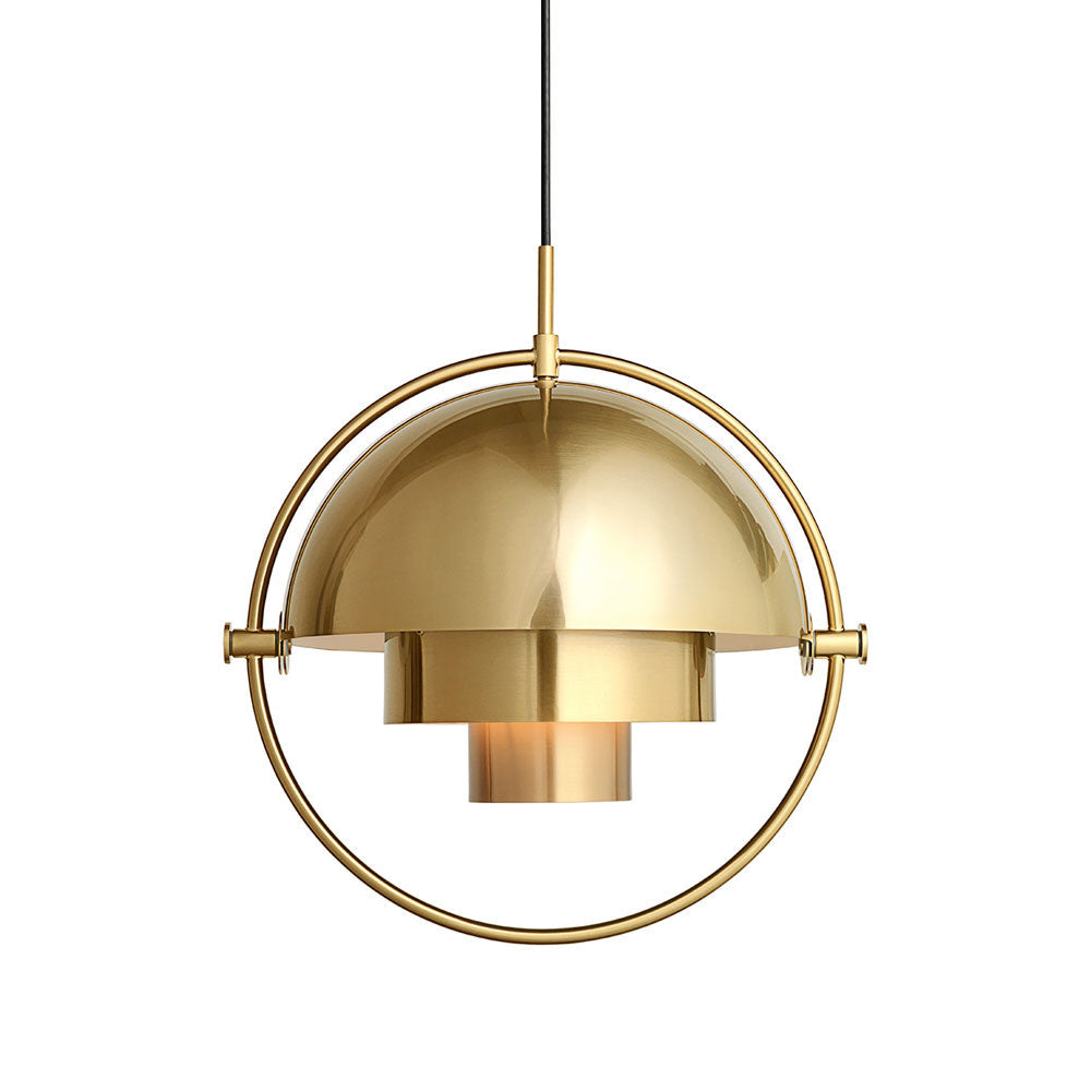 Lustra Pendant Lamp Deformed Ball Golden - Neutral Decor