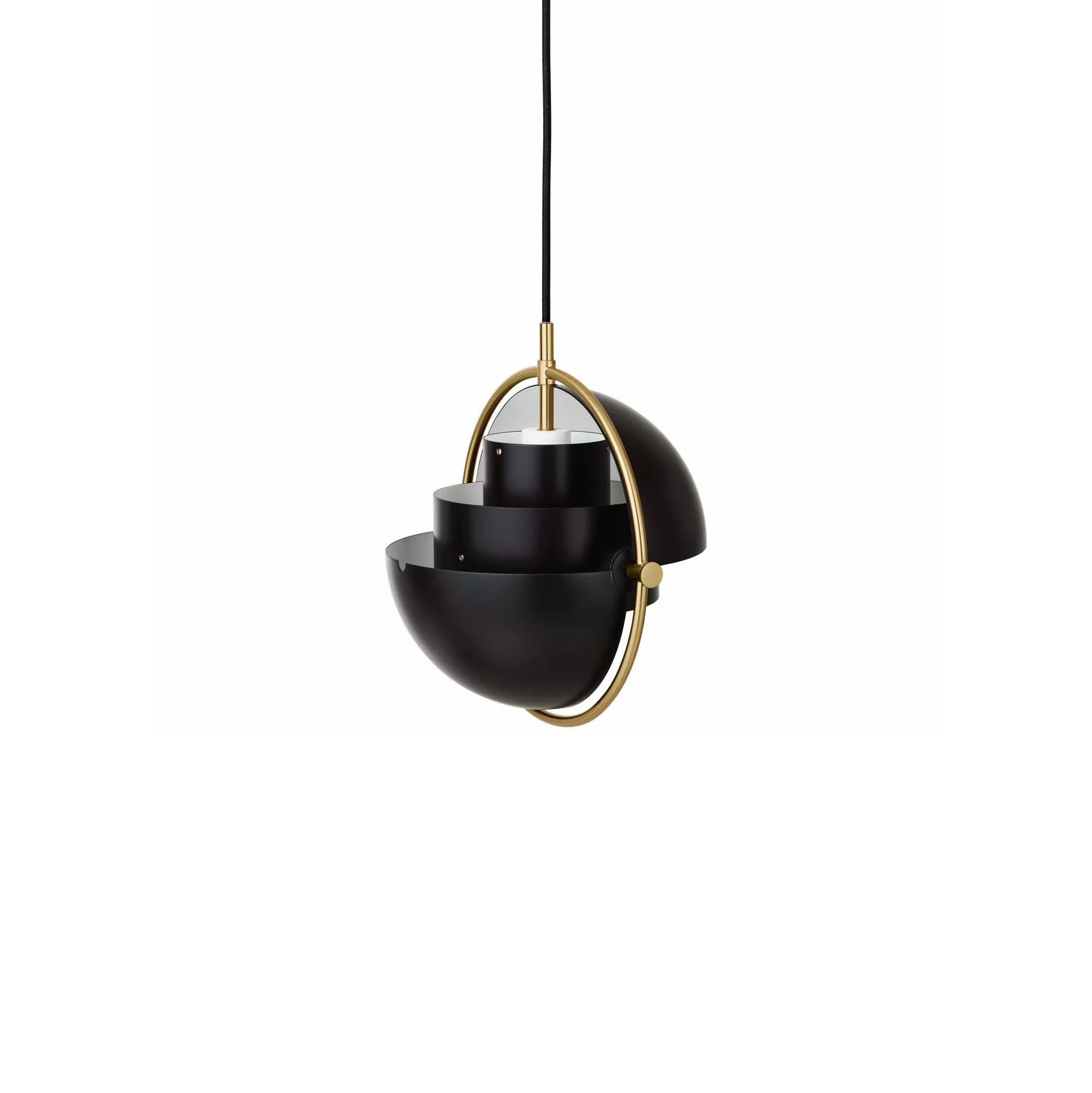 Lustra Pendant Lamp Deformed Ball Golden - Neutral Decor
