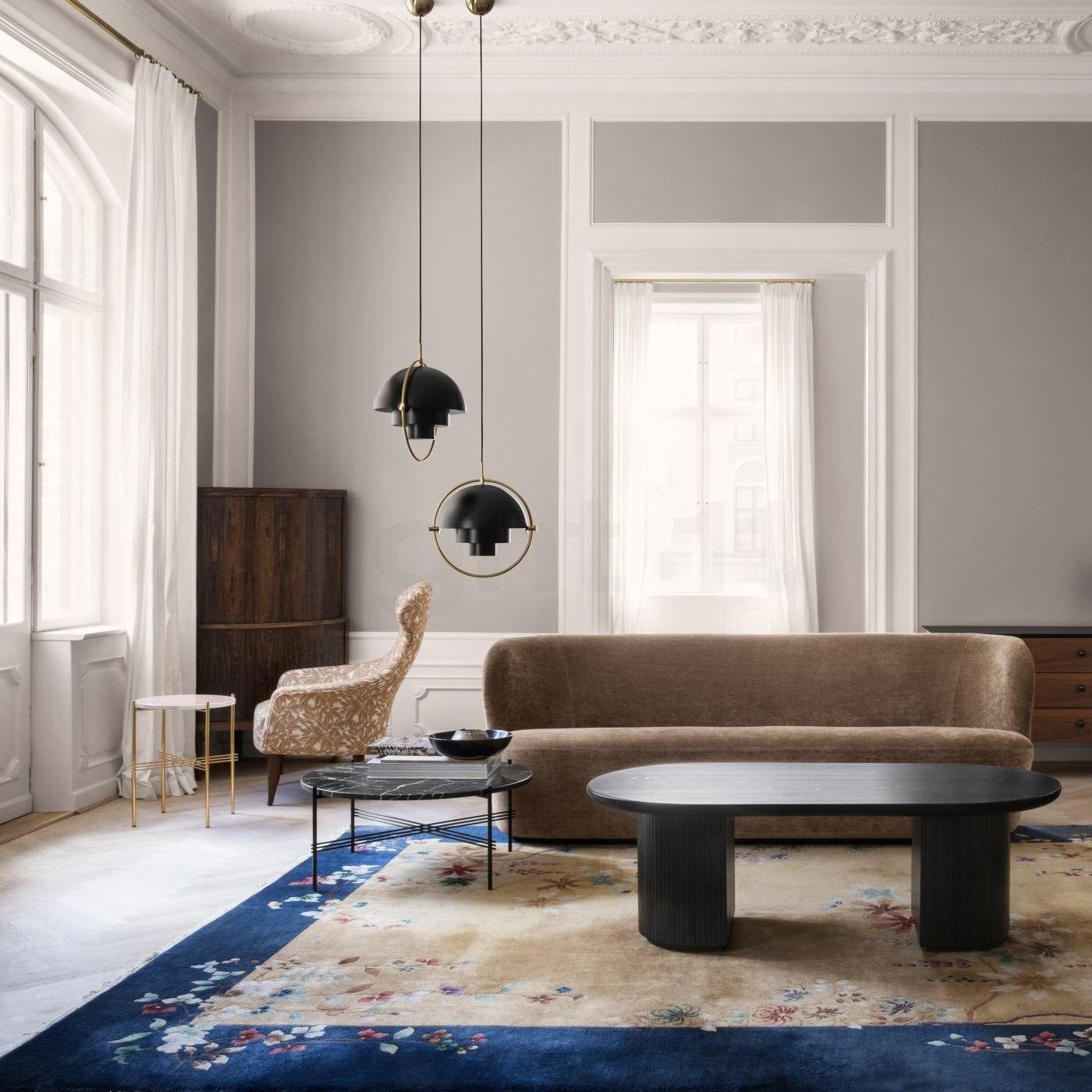 Lustra Pendant Lamp Deformed Ball Golden - Neutral Decor