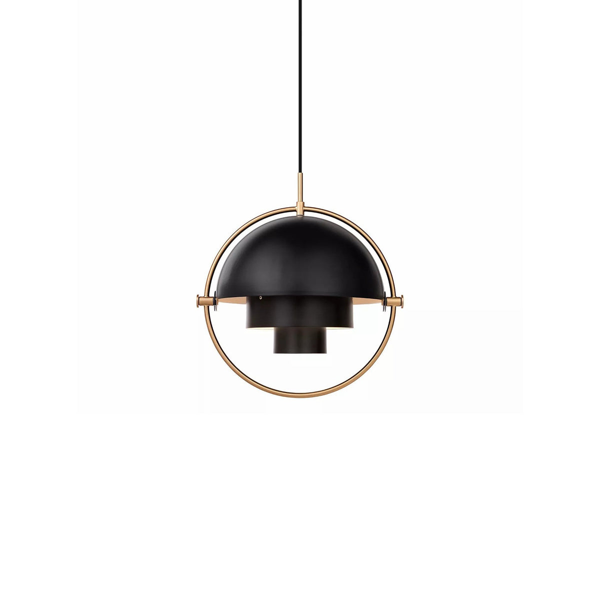 Miruaine Pendant Lamp Deformed Ball Golden