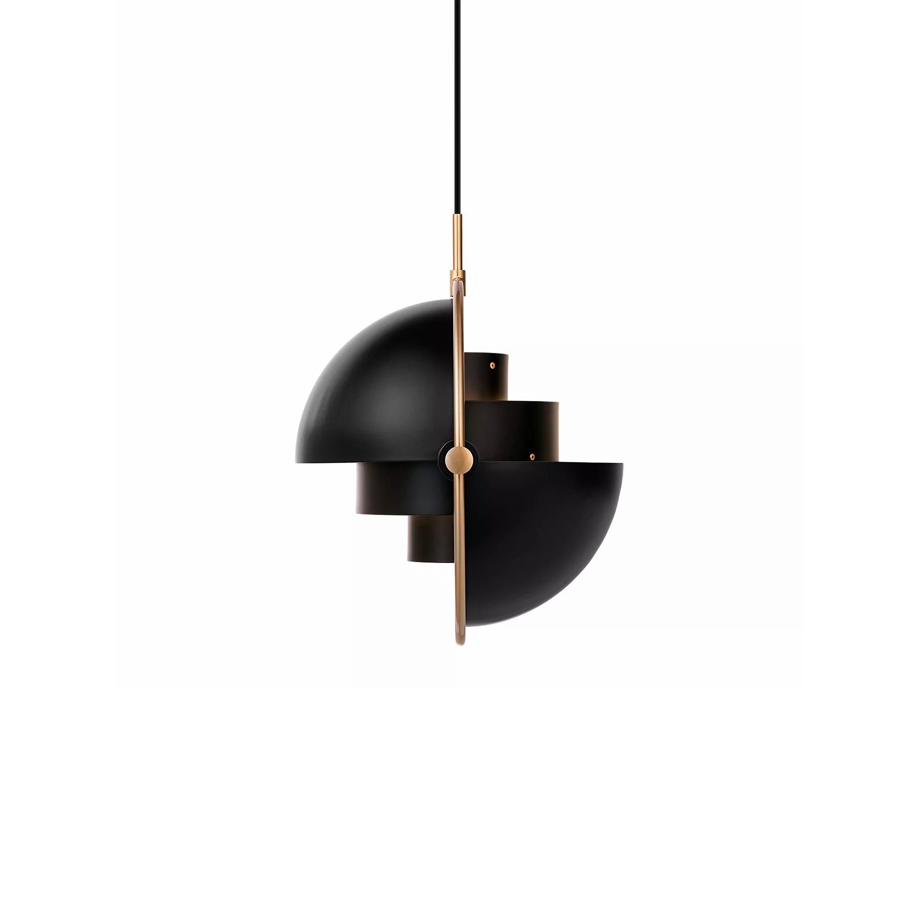 Lustra Pendant Lamp Deformed Ball Golden - Neutral Decor