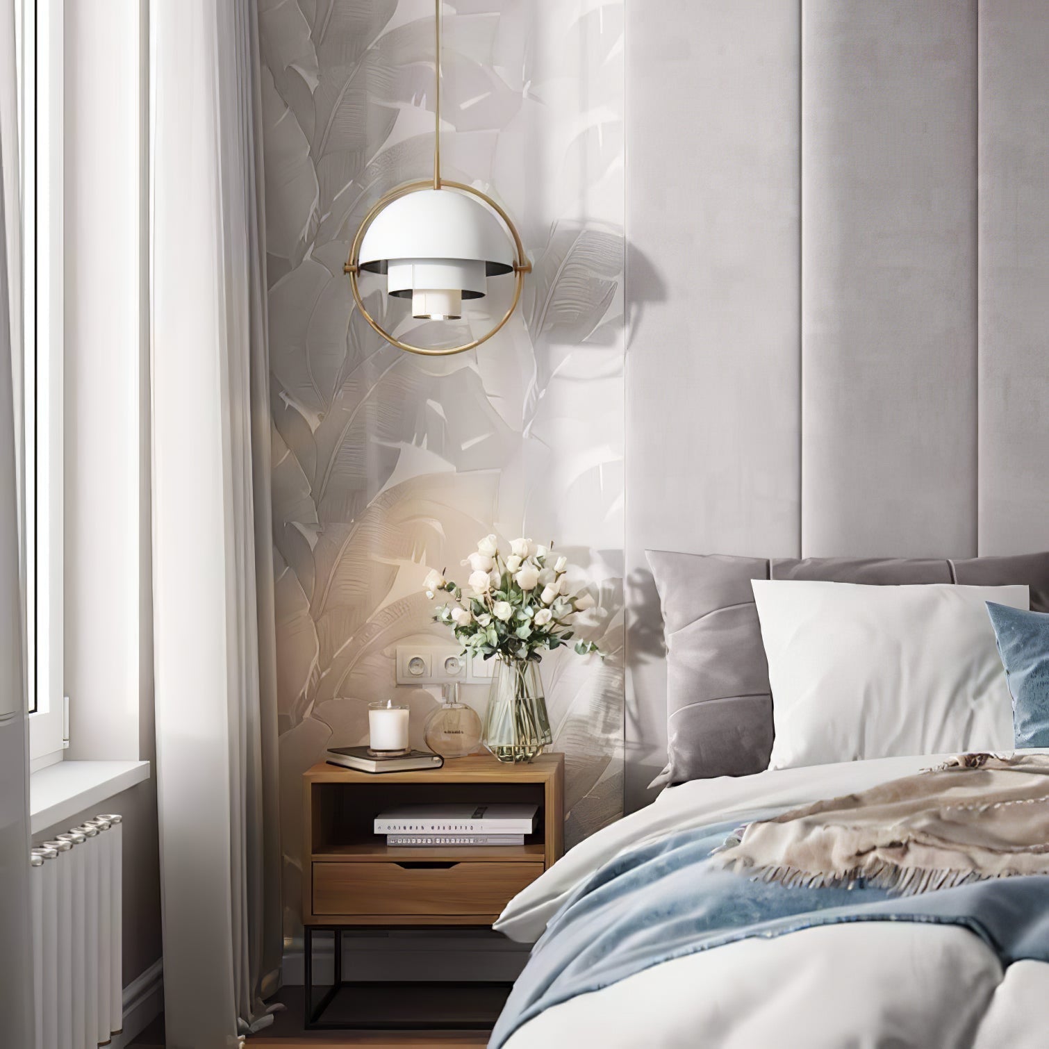 Lustra Pendant Lamp Deformed Ball Golden - Neutral Decor