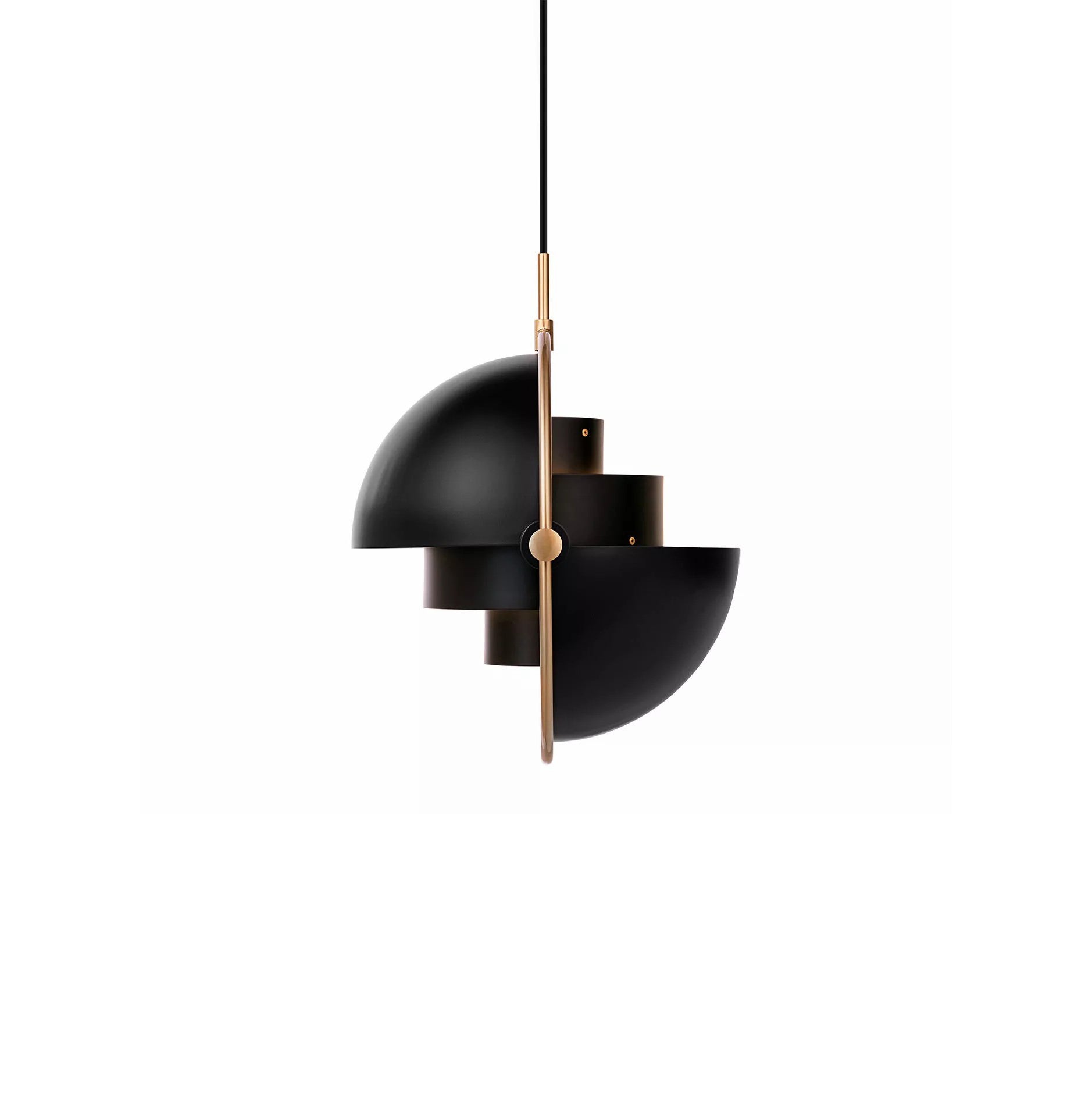 Lustra Pendant Lamp Deformed Ball Golden - Neutral Decor