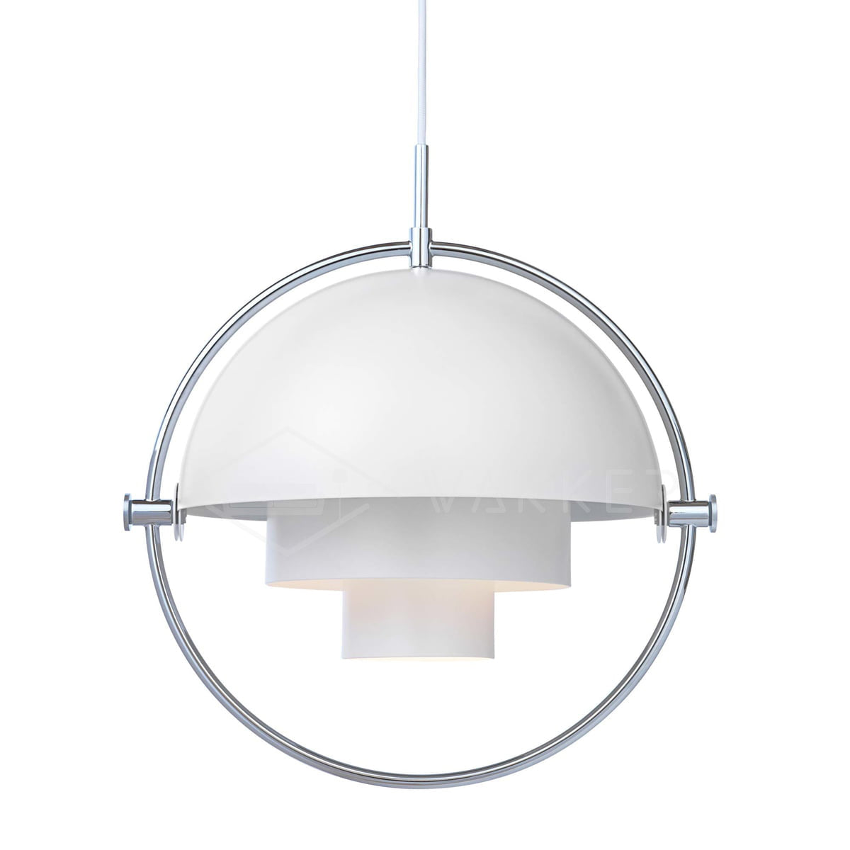 Lustra Pendant Lamp Deformed Ball Golden - Neutral Decor