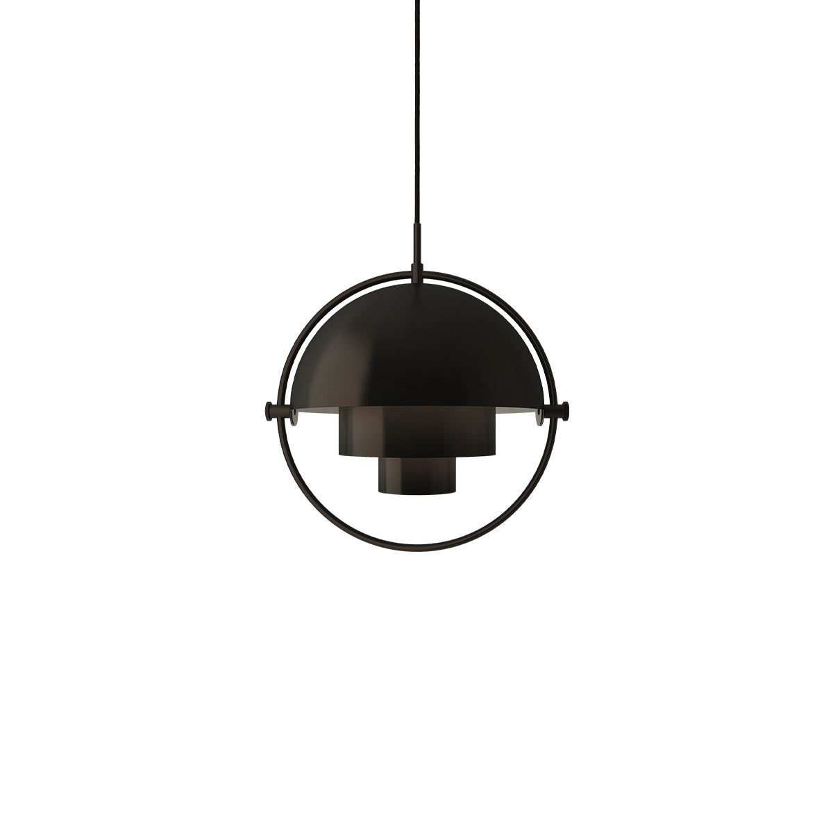 Lustra Pendant Lamp Deformed Ball Golden - Neutral Decor