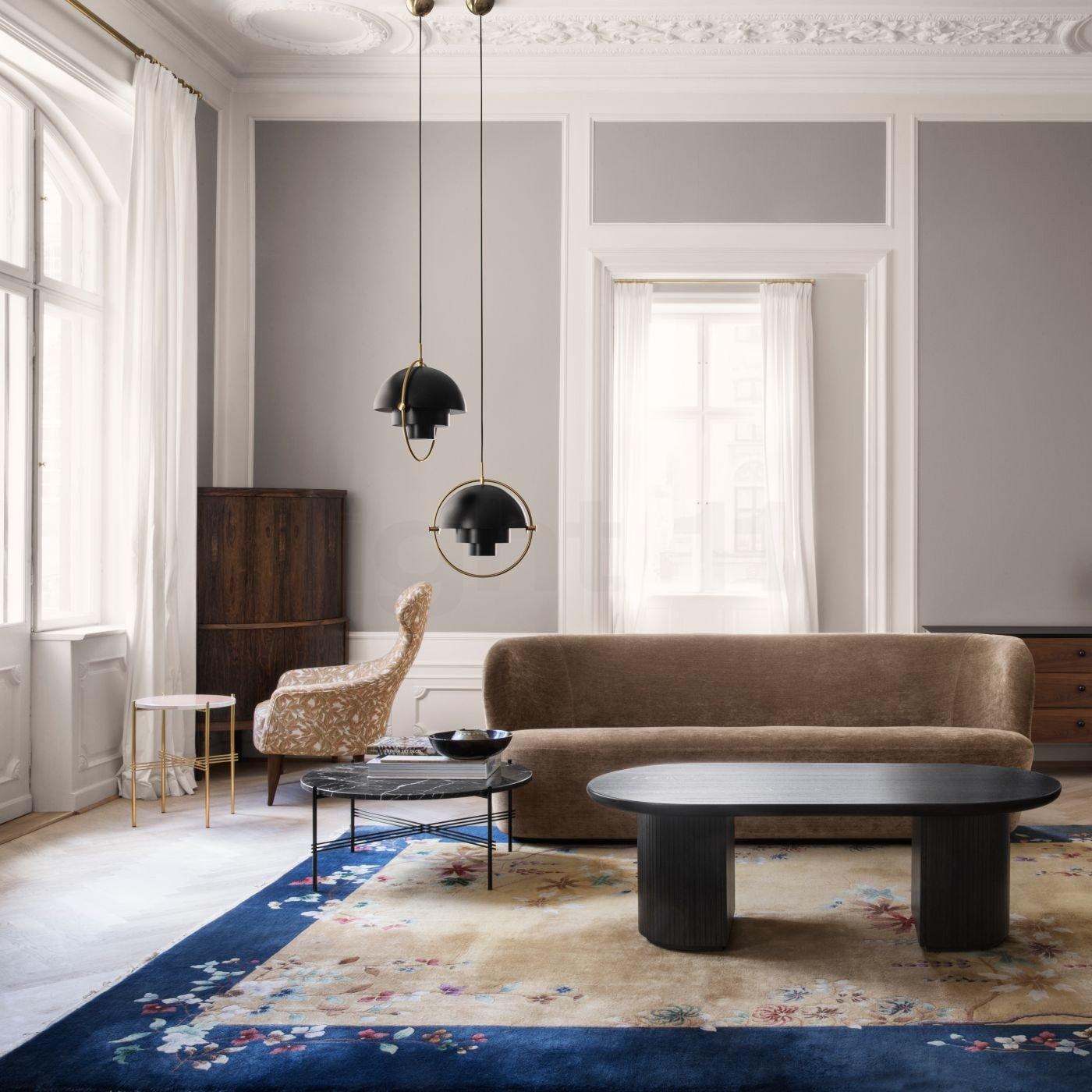 Lustra Pendant Lamp Deformed Ball Golden - Neutral Decor