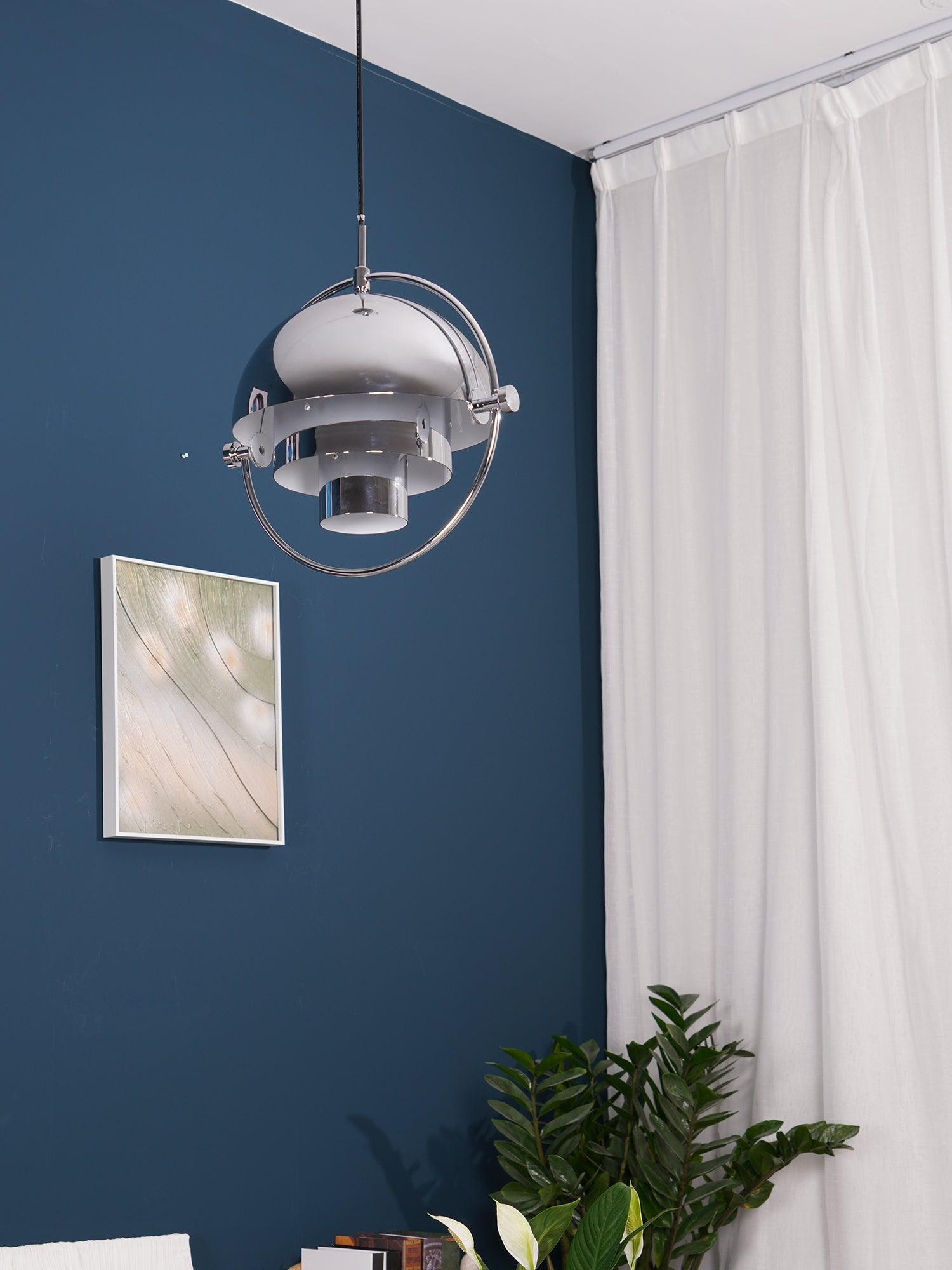Lustra Pendant Lamp Deformed Ball Golden - Neutral Decor