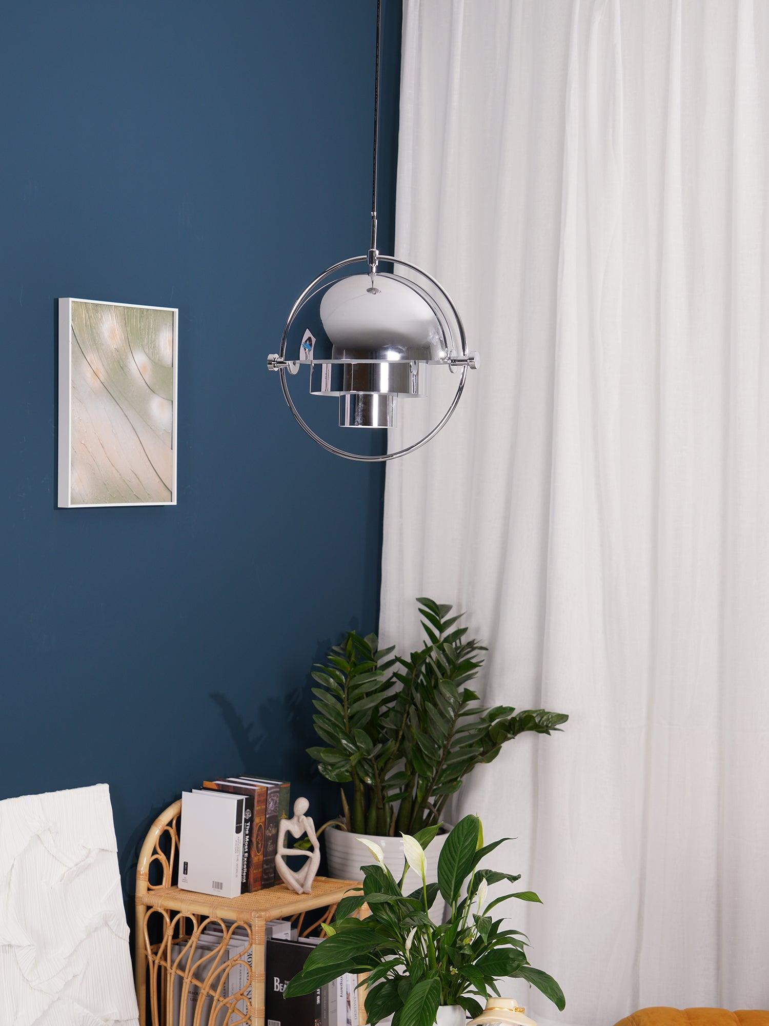 Lustra Pendant Lamp Deformed Ball Golden - Neutral Decor
