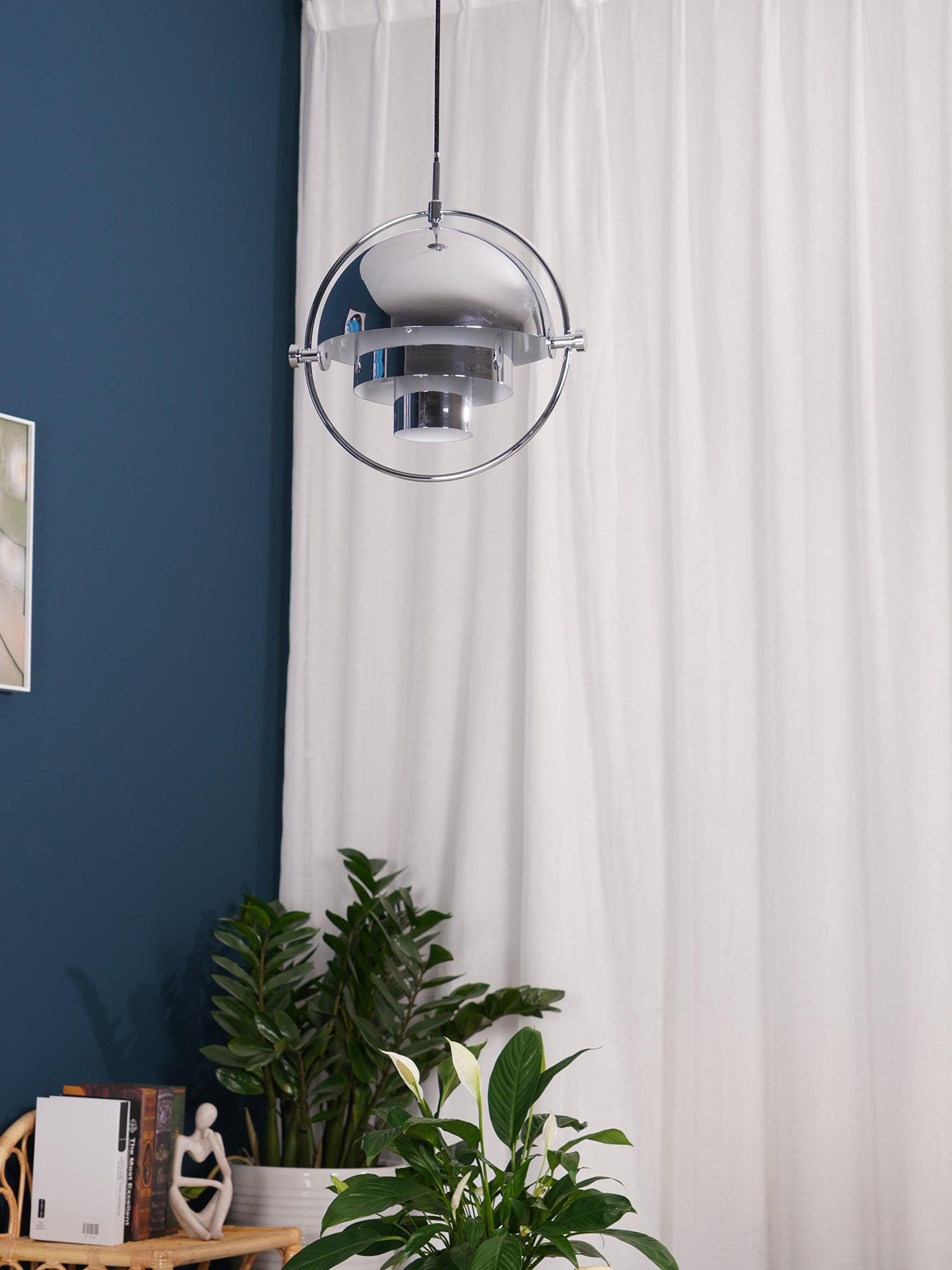 Lustra Pendant Lamp Deformed Ball Golden - Neutral Decor
