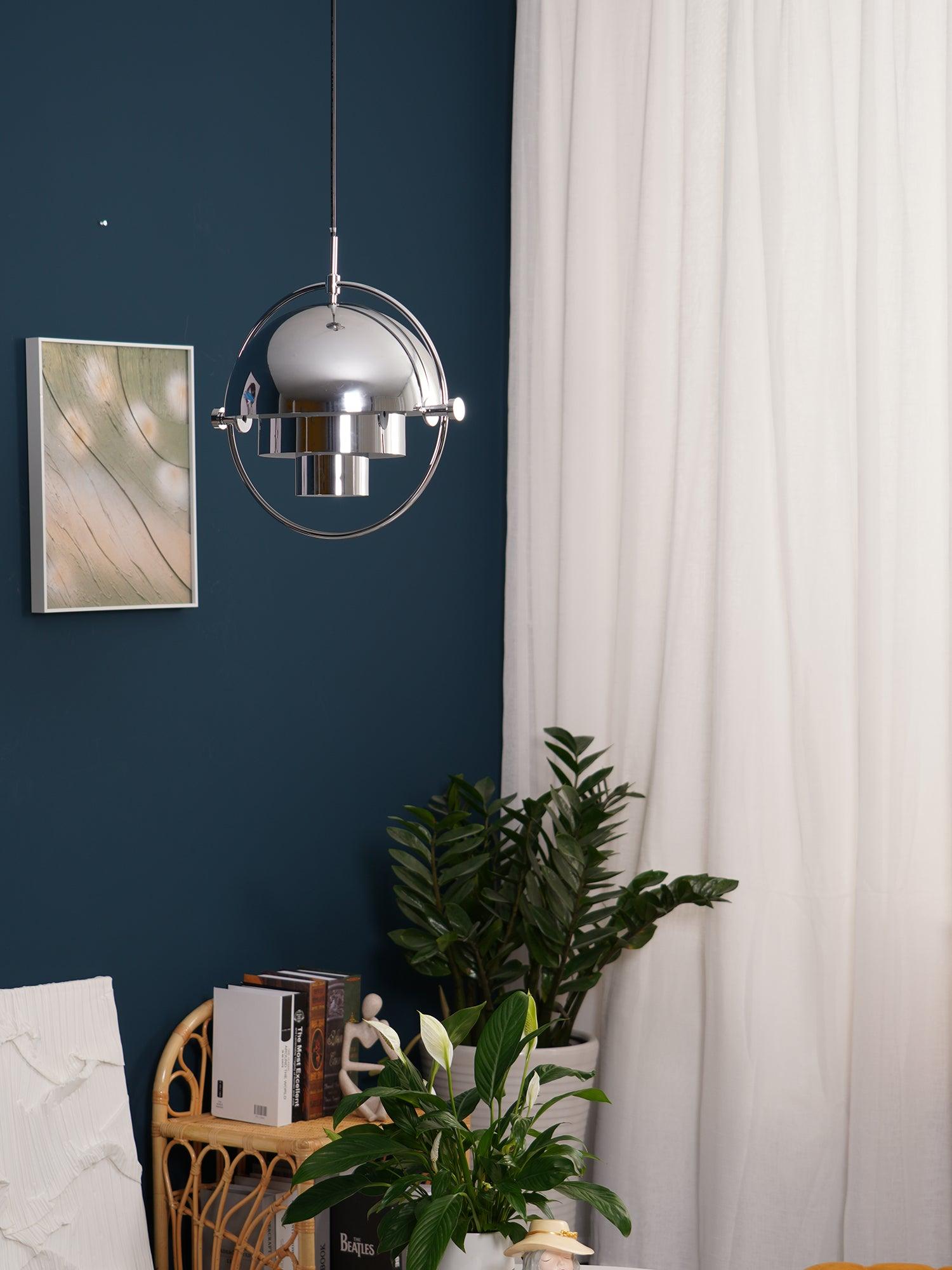 Lustra Pendant Lamp Deformed Ball Golden - Neutral Decor
