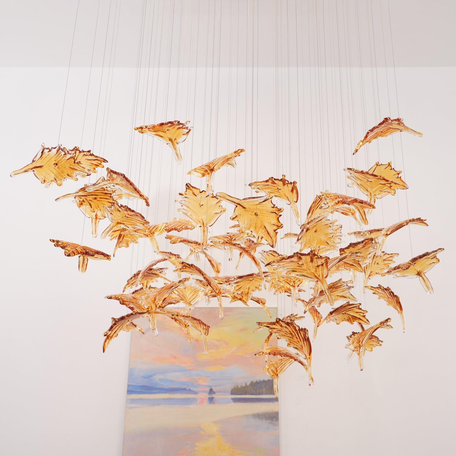 Maple Canopy Crystal Chandelier