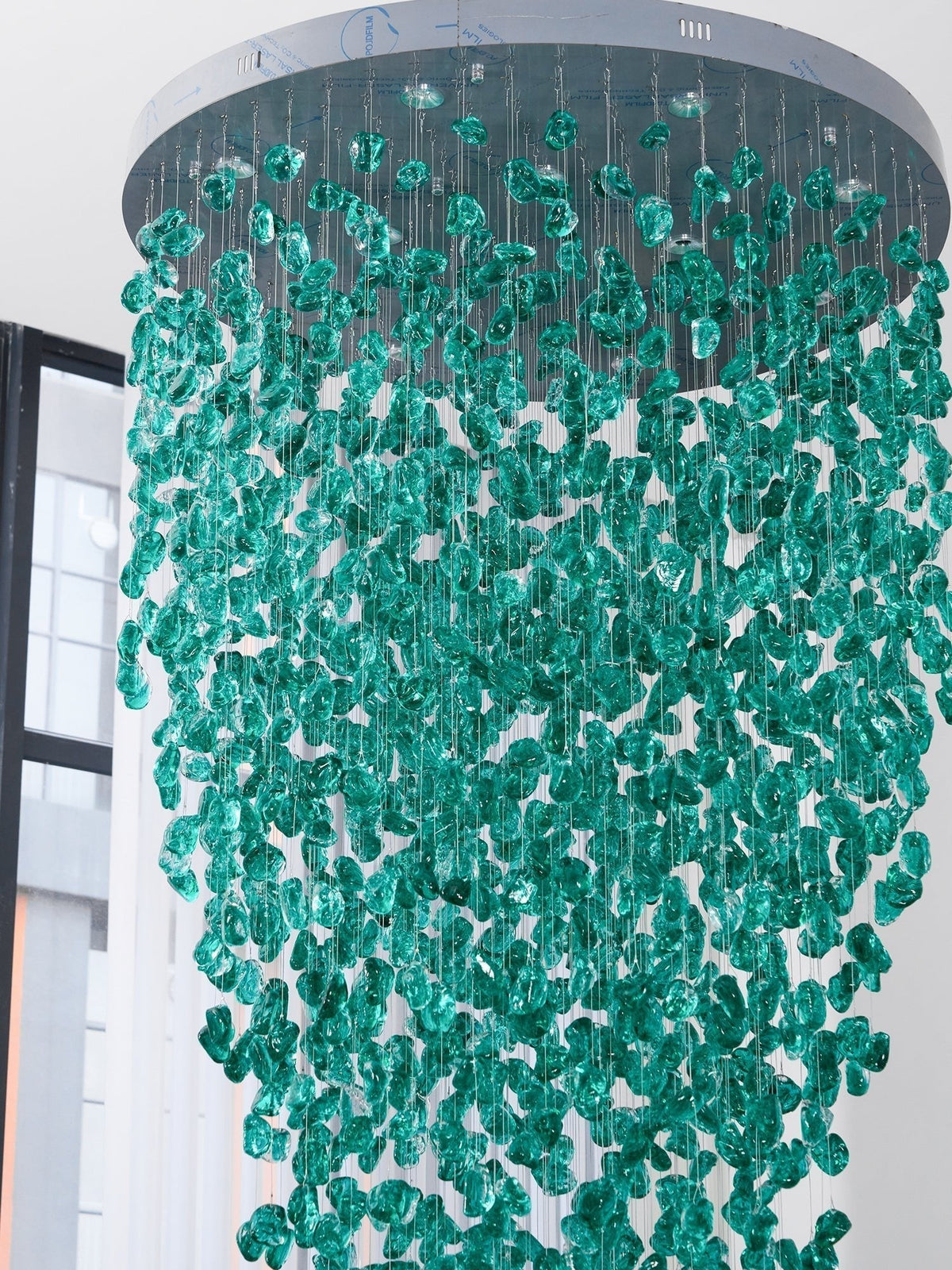 Belora Postmodern Luxury Stone Crystal Chandelier