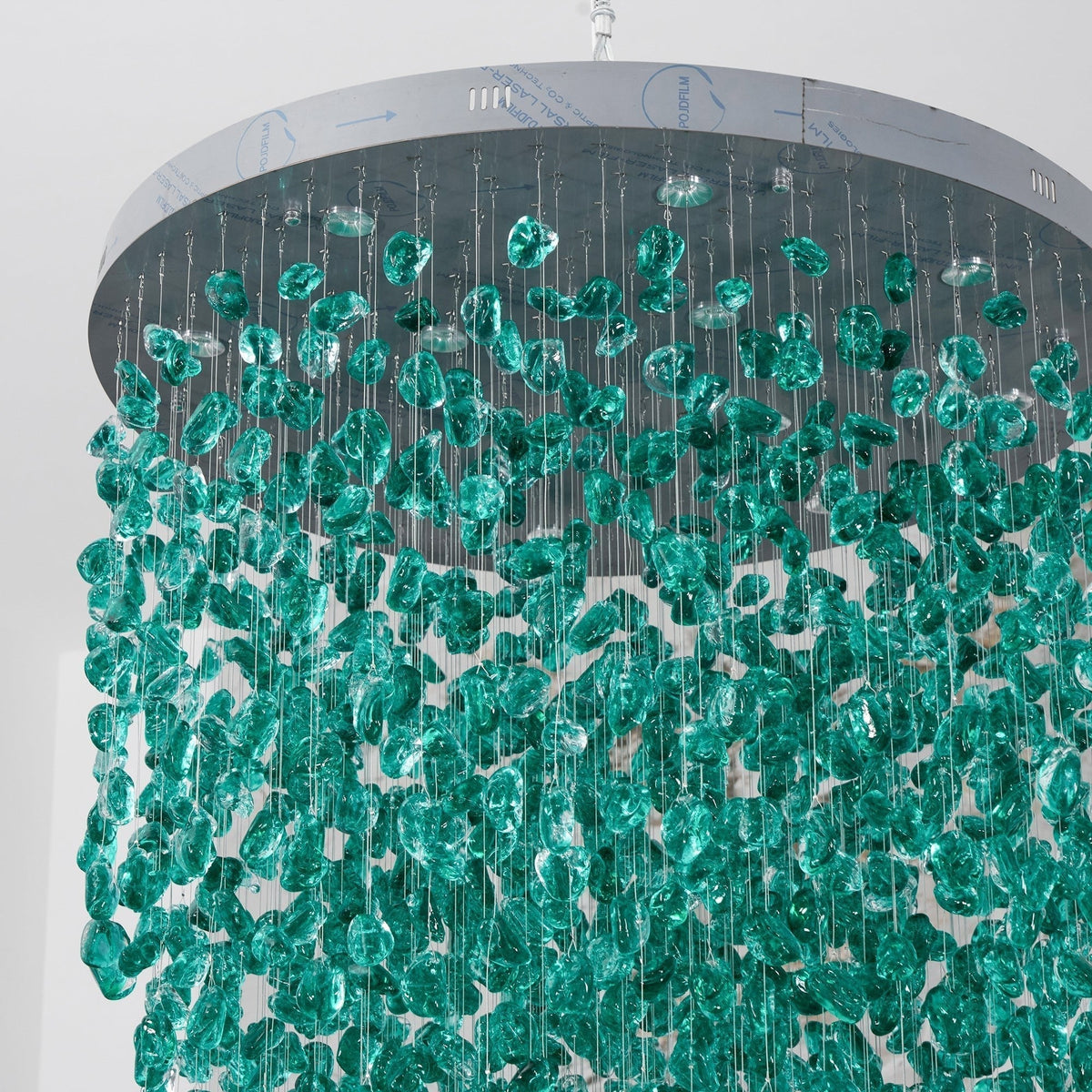 Belora Postmodern Luxury Stone Crystal Chandelier