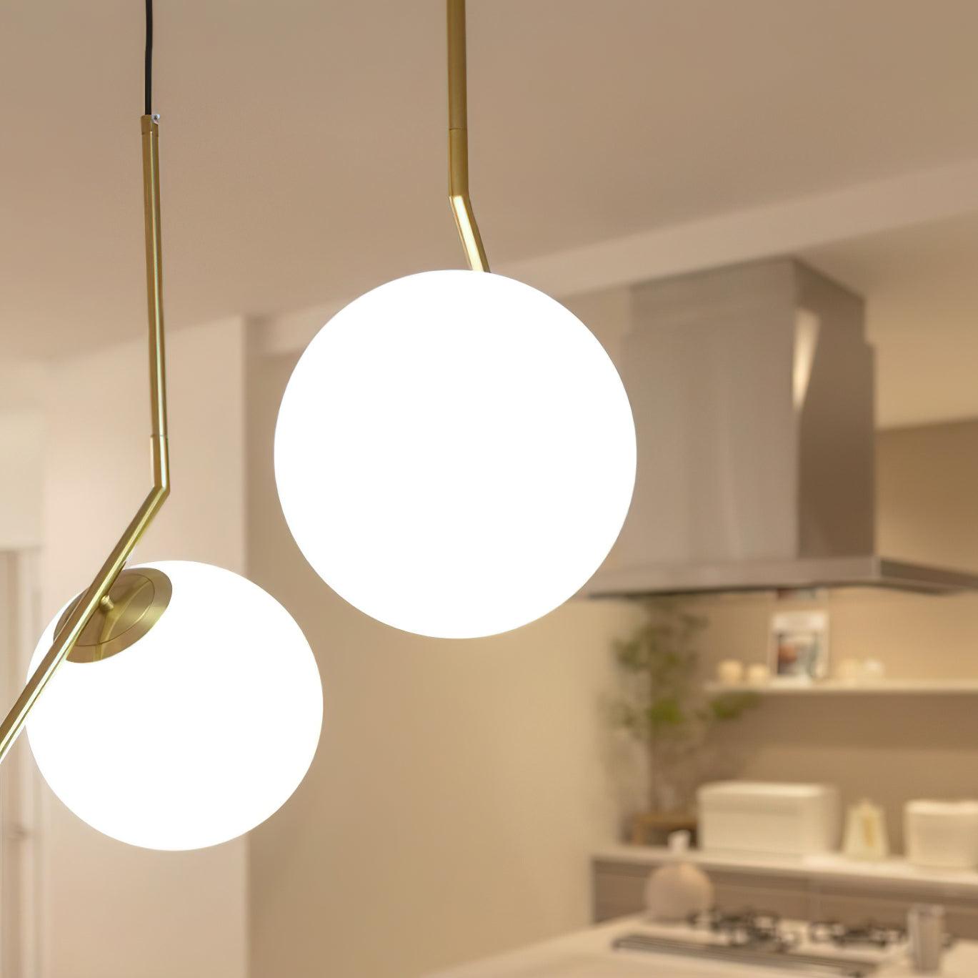Linea Pendant Light Glass - Neutral Decor