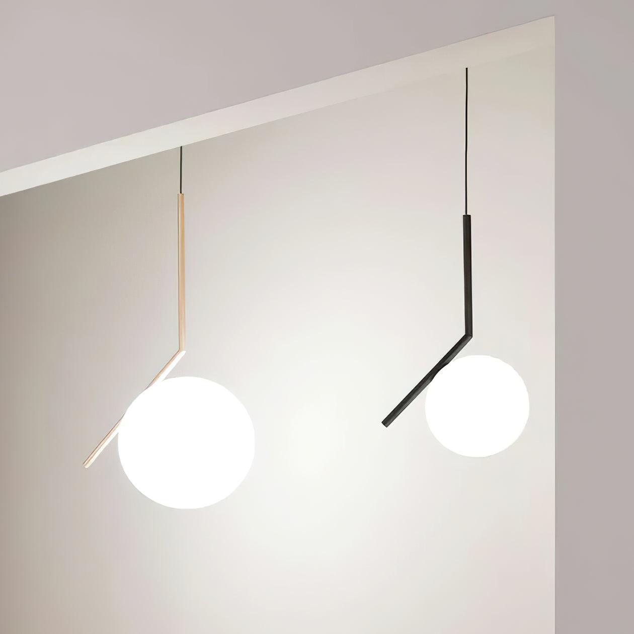 Linea Pendant Light Glass - Neutral Decor