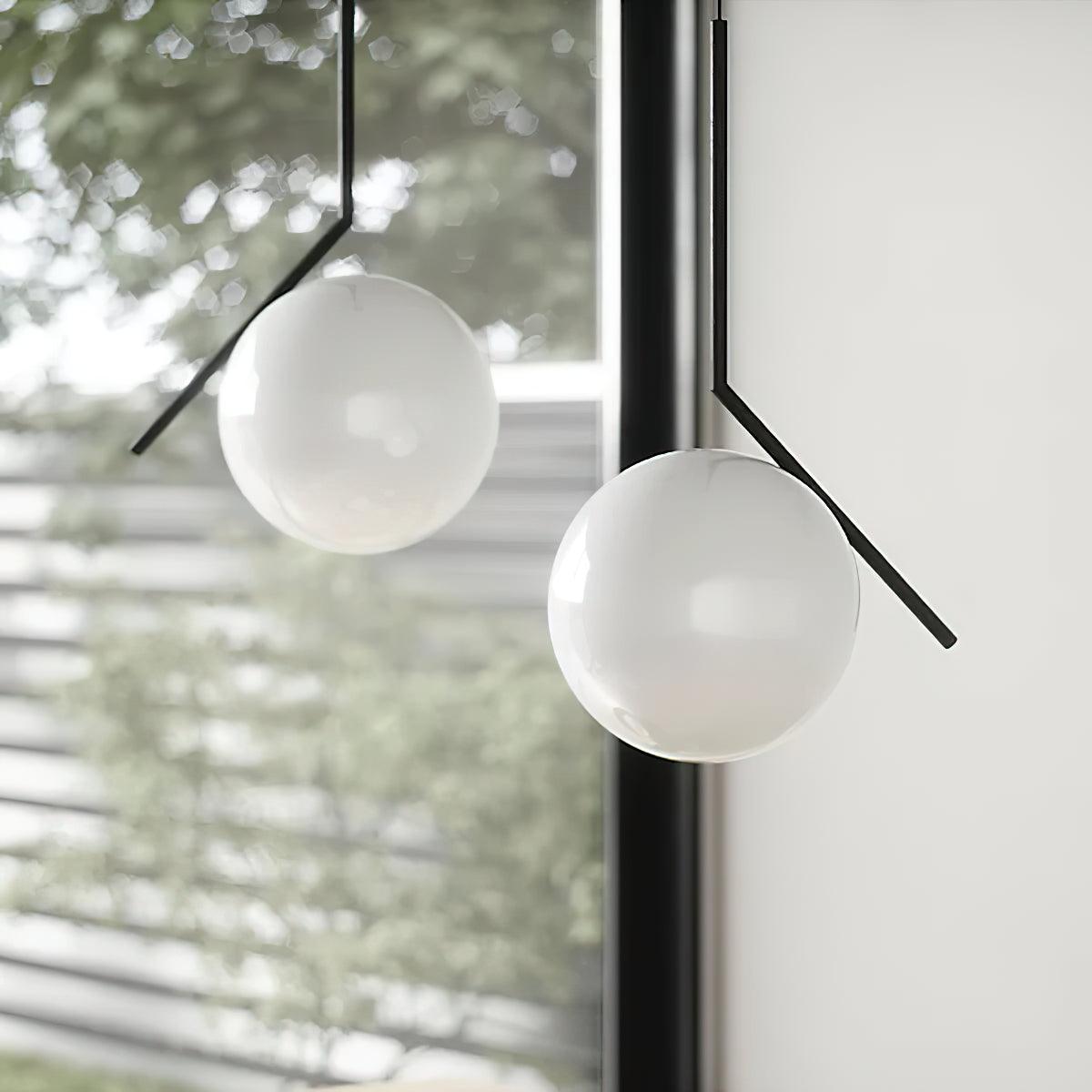 Linea Pendant Light Glass - Neutral Decor