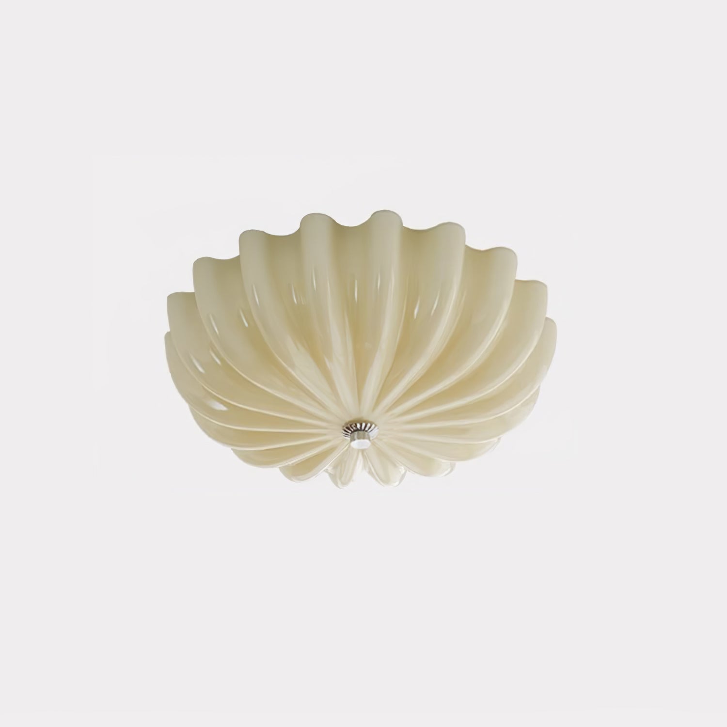 Urelis Ceiling Lamp Murano Blown Glass Shell Inspired