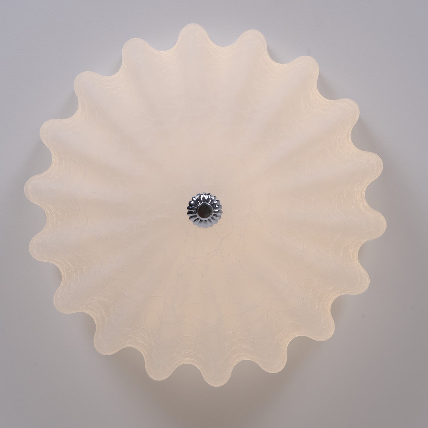 Urelis Ceiling Lamp Murano Blown Glass Shell Inspired