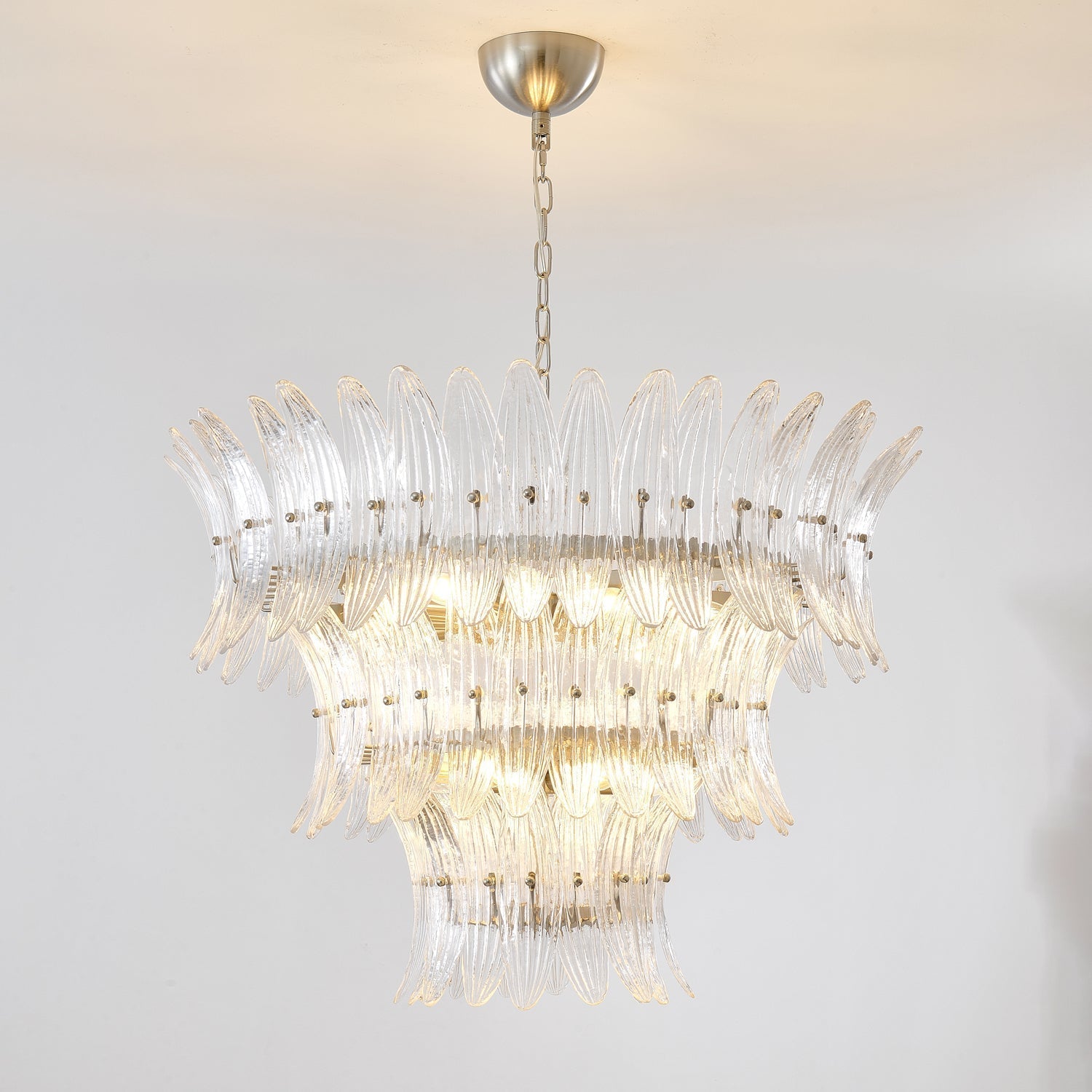 Ismavelle Glass Palmette Chandelier