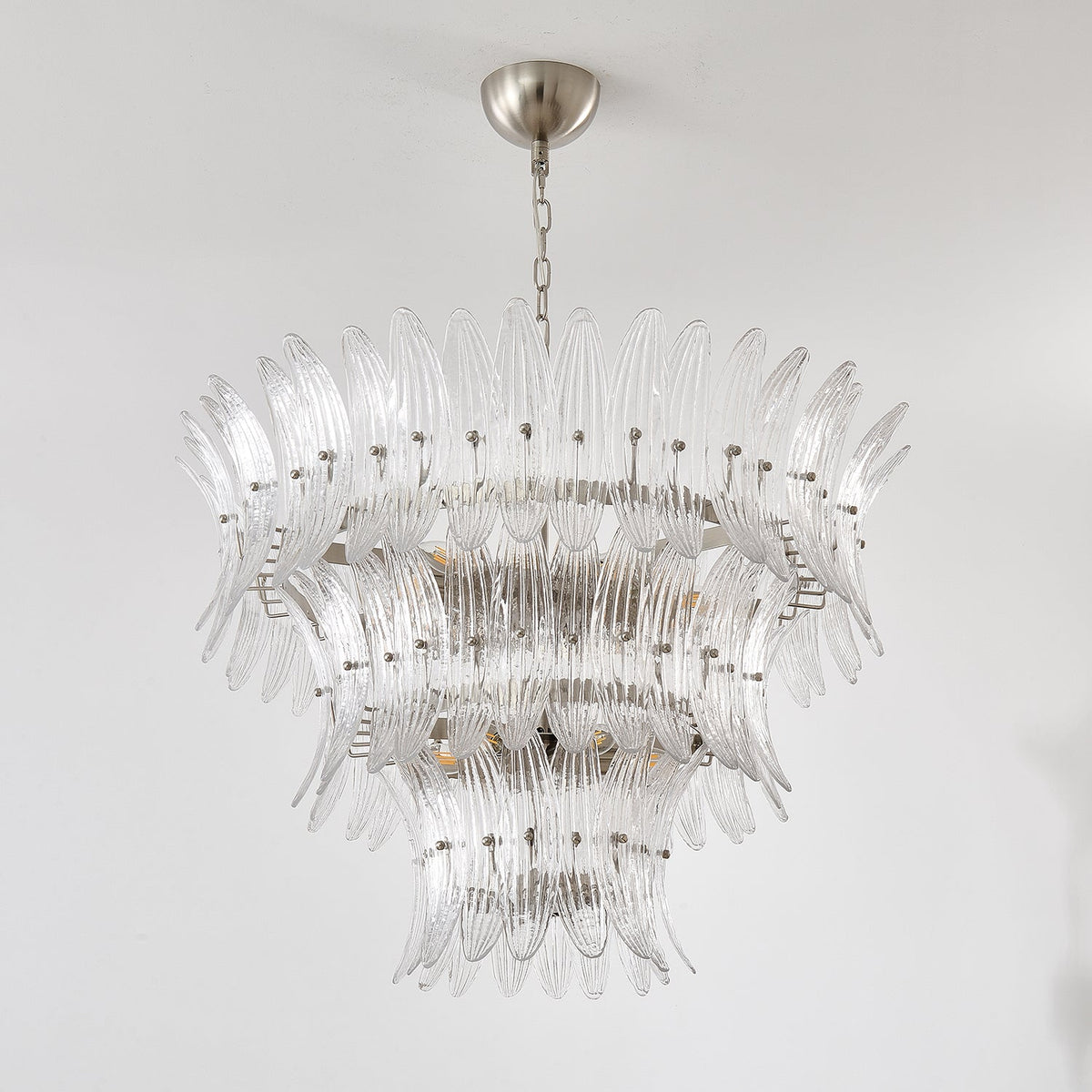 Ismavelle Glass Palmette Chandelier