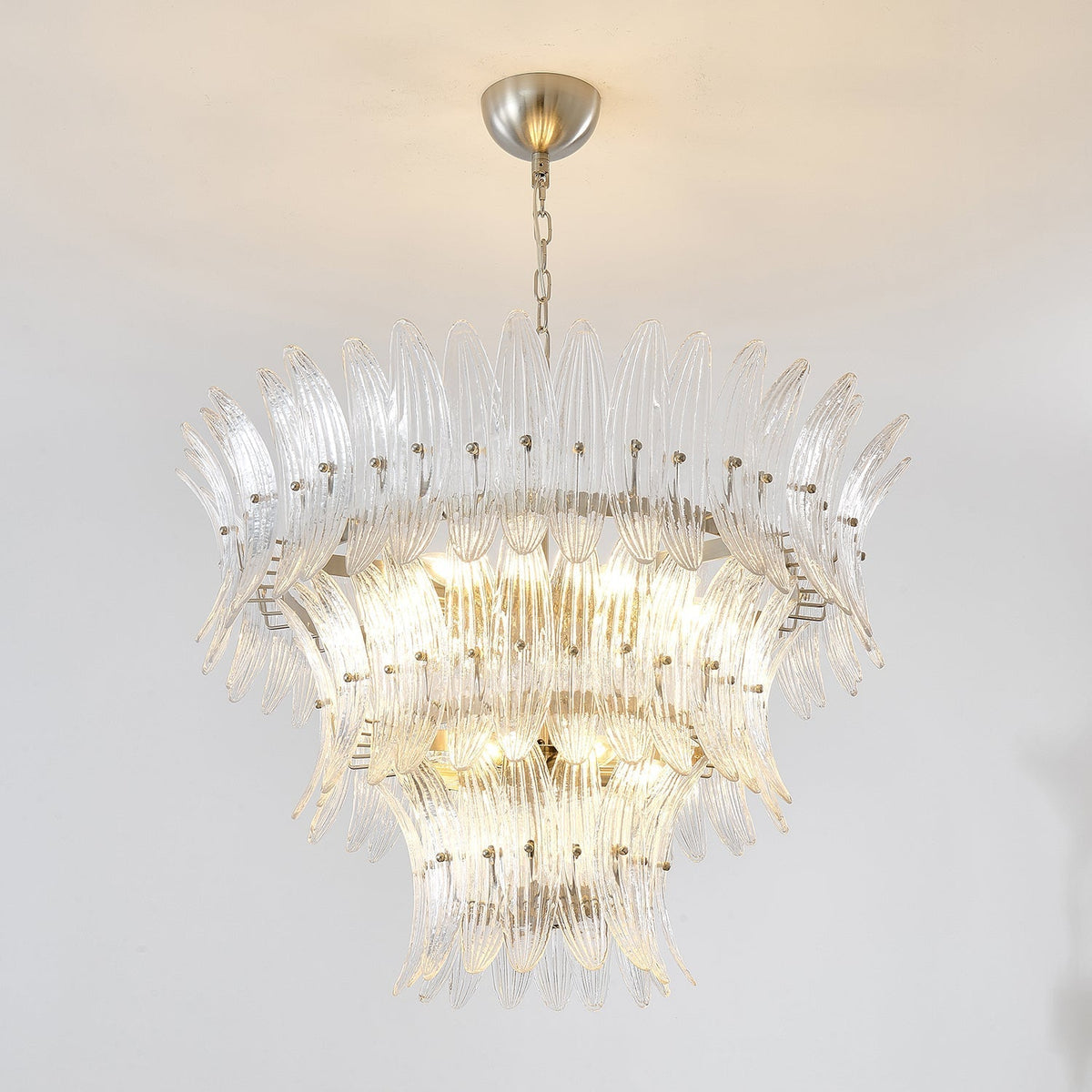 Ismavelle Glass Palmette Chandelier