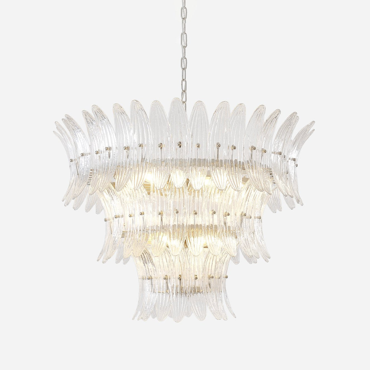Ismavelle Glass Palmette Chandelier