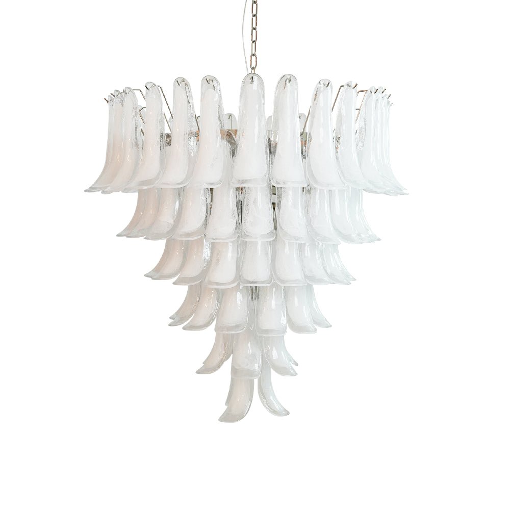 Celiian Chandelier Murano Glass Petals Vintage