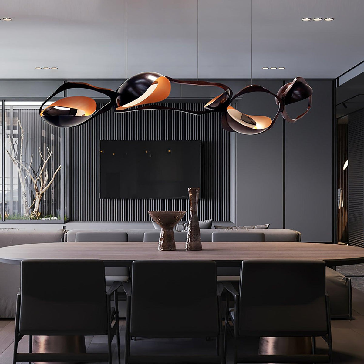 Virauine Pendant Lamp LED Artistic Living Room
