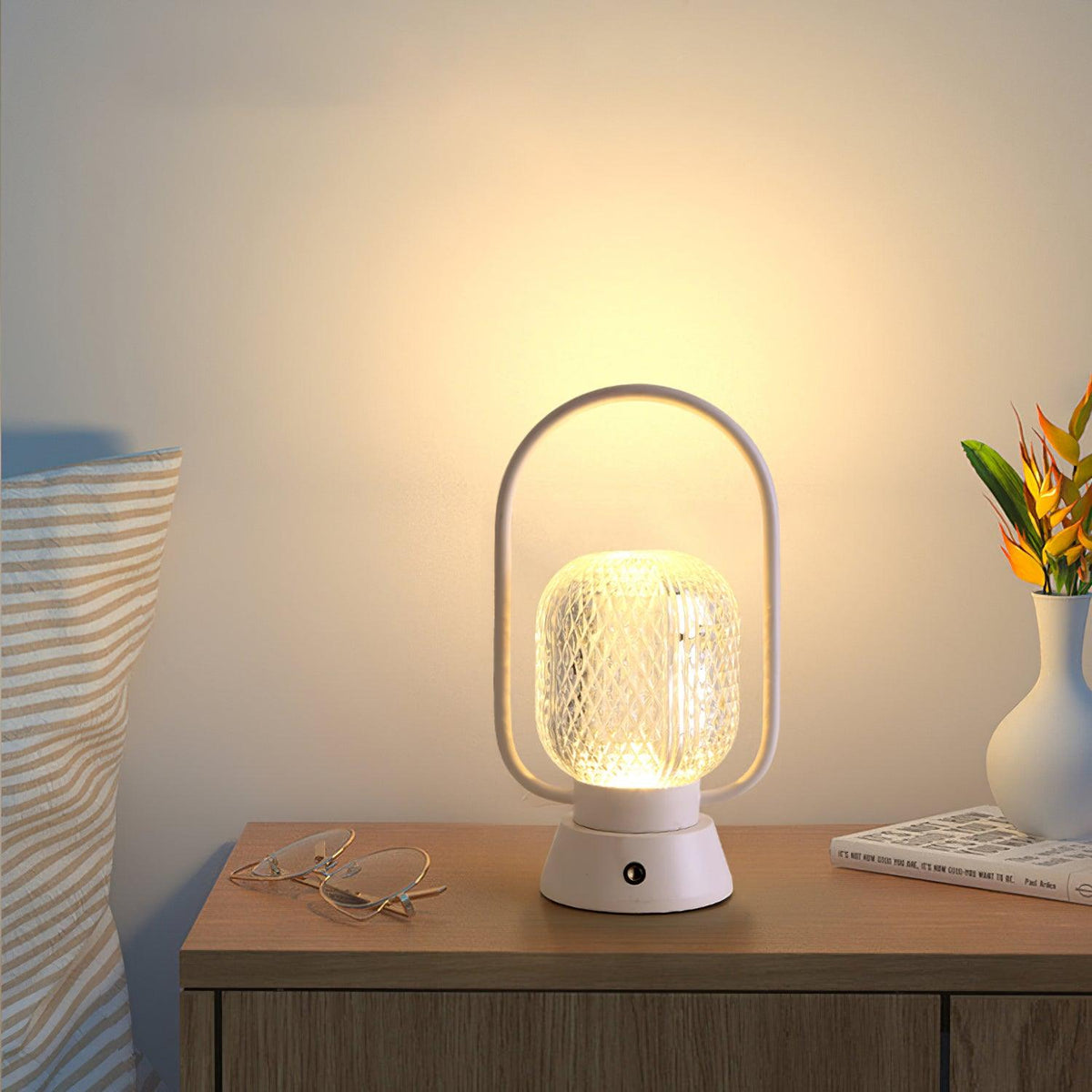 Lattice Modern Acrylic Table Lamp
