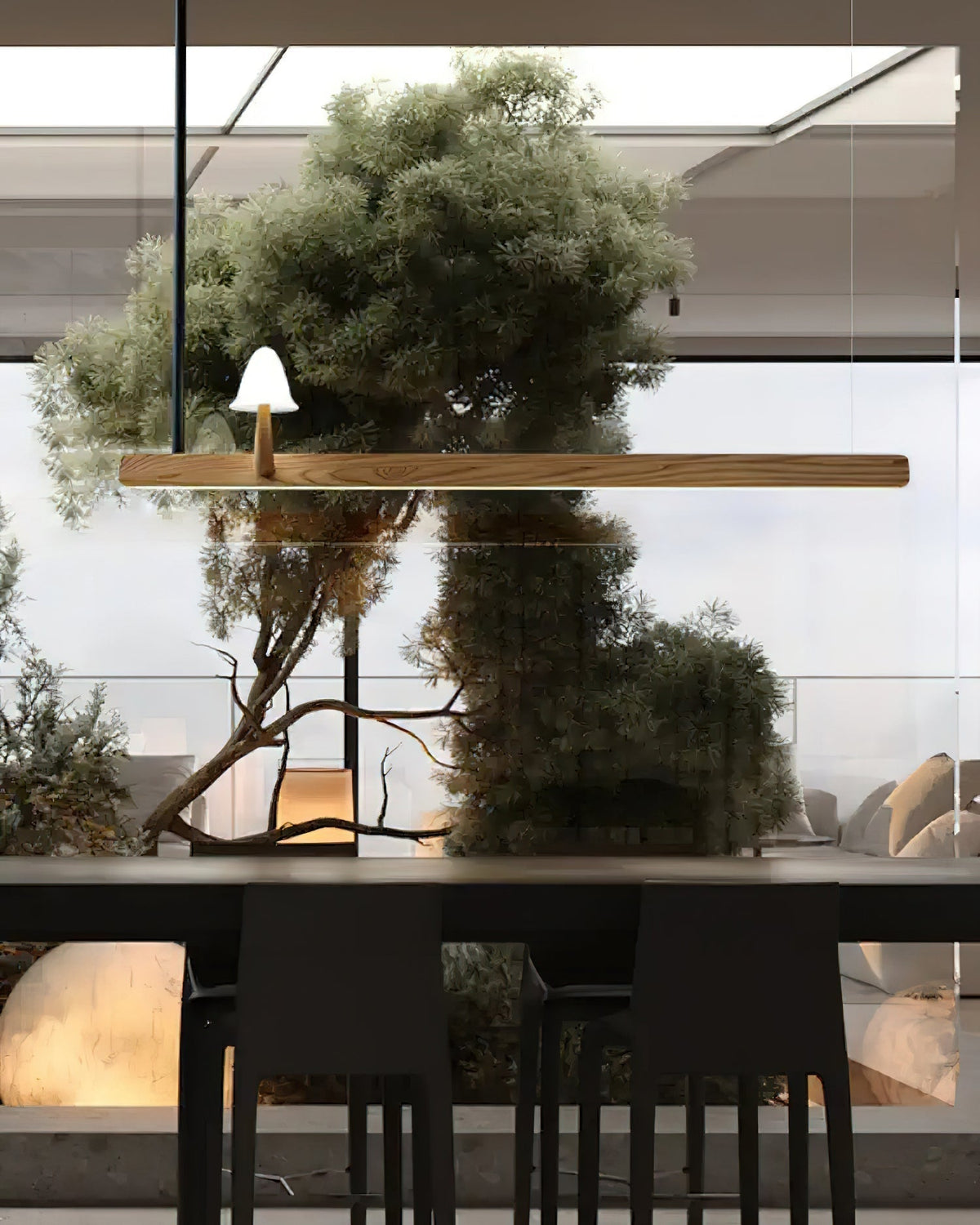Aldalira Chandelier Mushroom Wooden Minimalist Modern