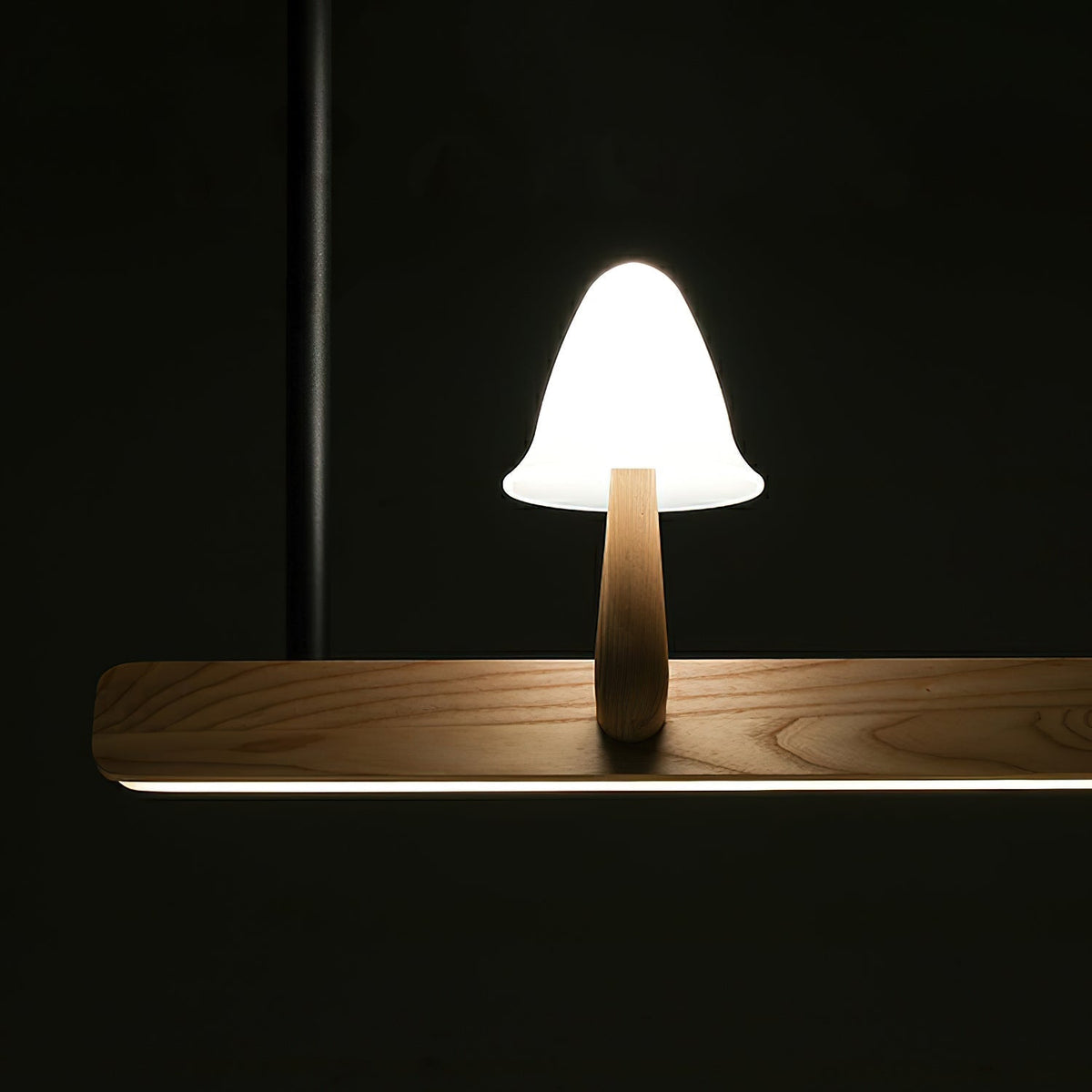 Aldalira Chandelier Mushroom Wooden Minimalist Modern